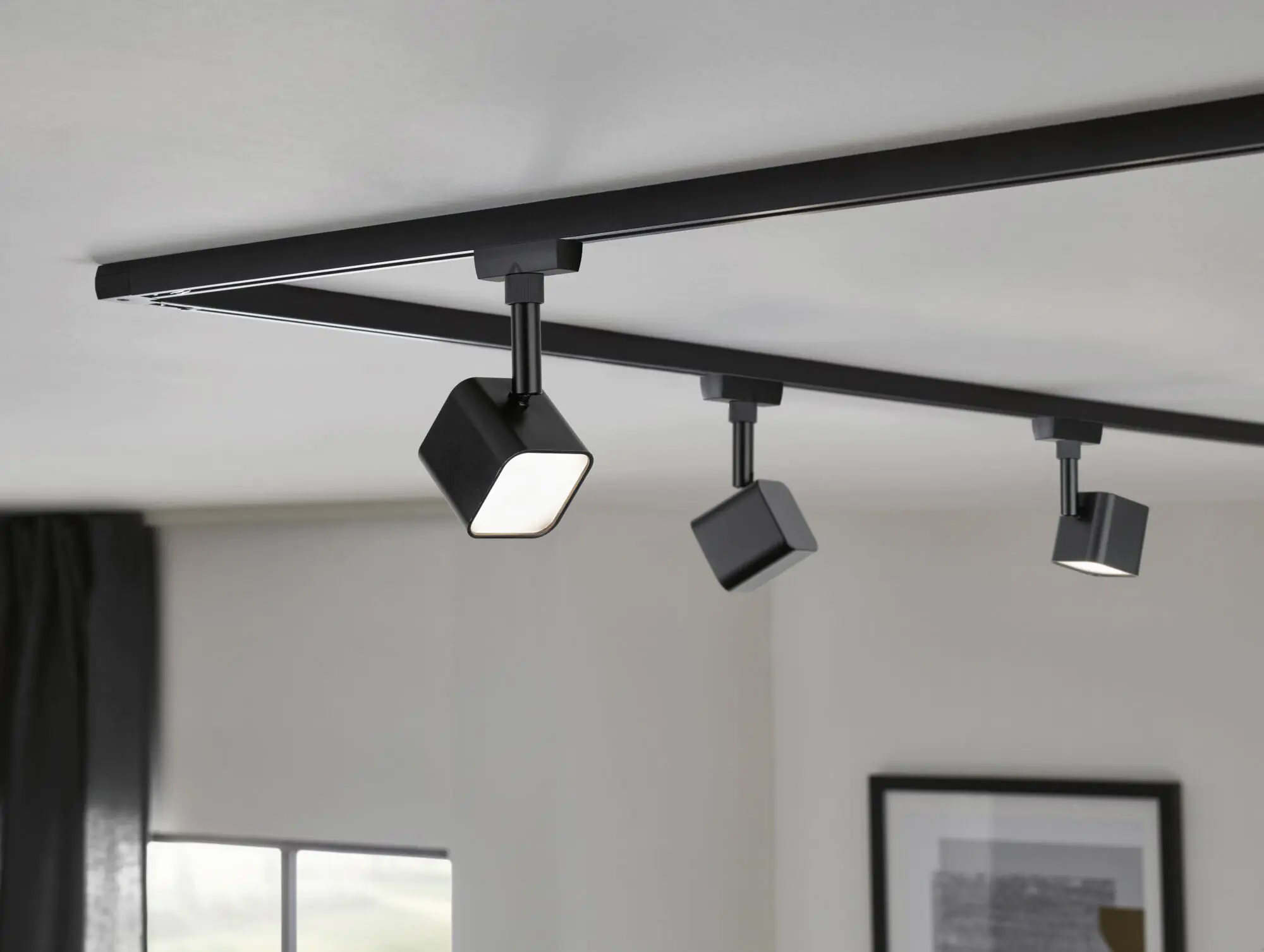 Paulmann URail LED Einzelspot Muri schwarz matt warmweiß Paulmann URail LED Einzelspot Muri schwarz matt warmweiß