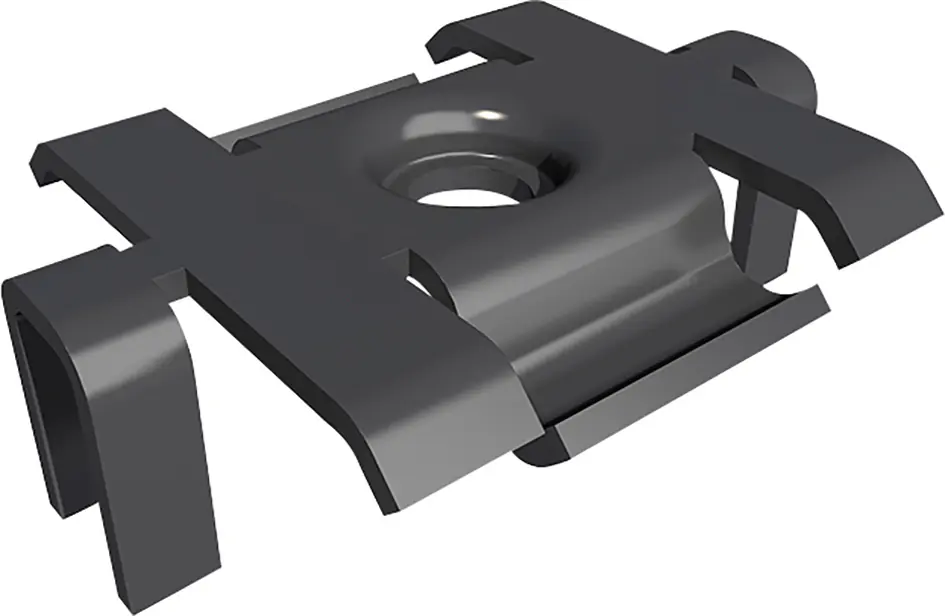 HSI Terra Befestigungsclip für Terrasse inkl. Schrauben Edelstahl schwarz - 250 Stück