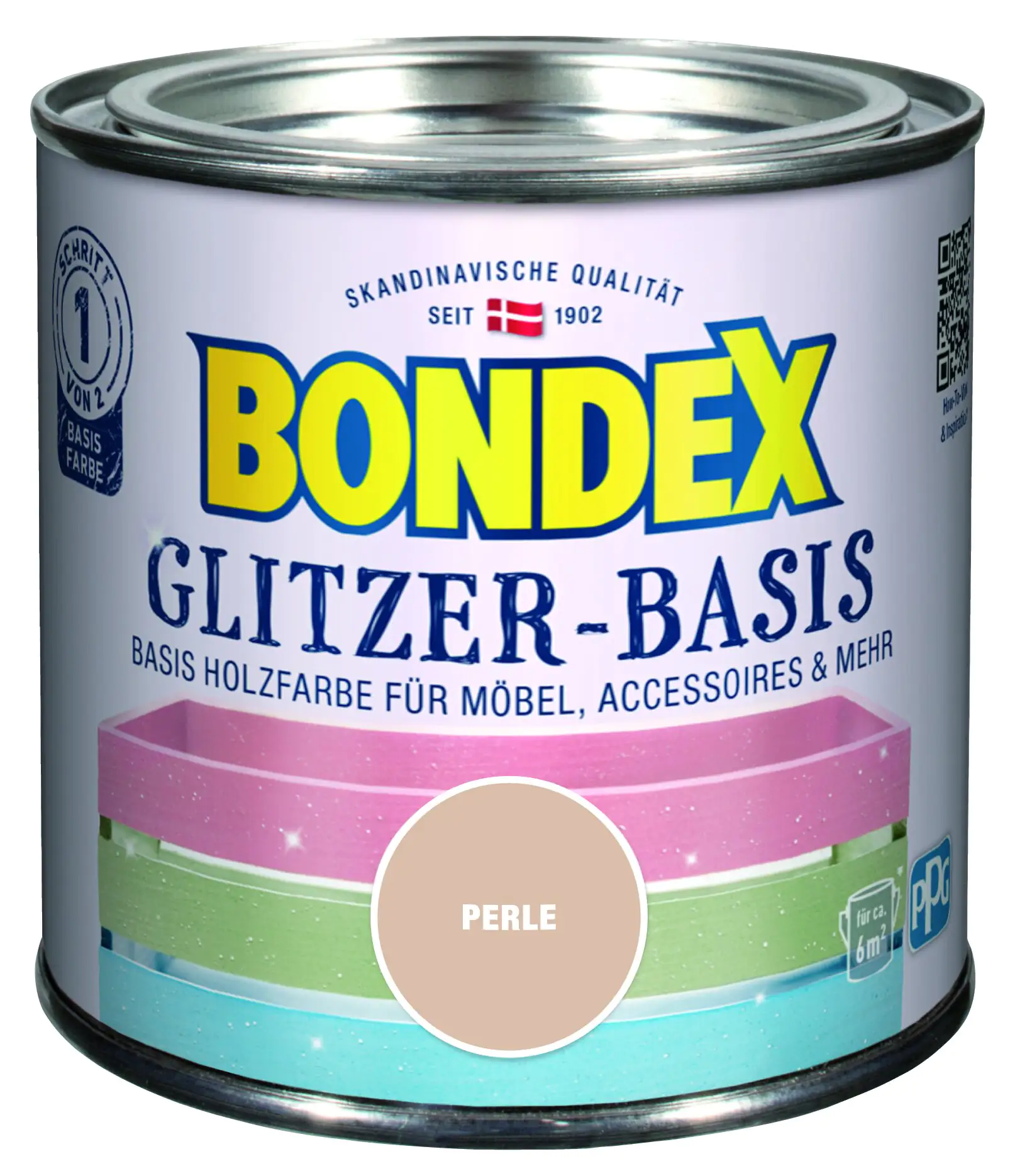 Bondex Glitzer-Basis 500 ml basis perle Bondex Glitzer-Basis 500 ml basis perle