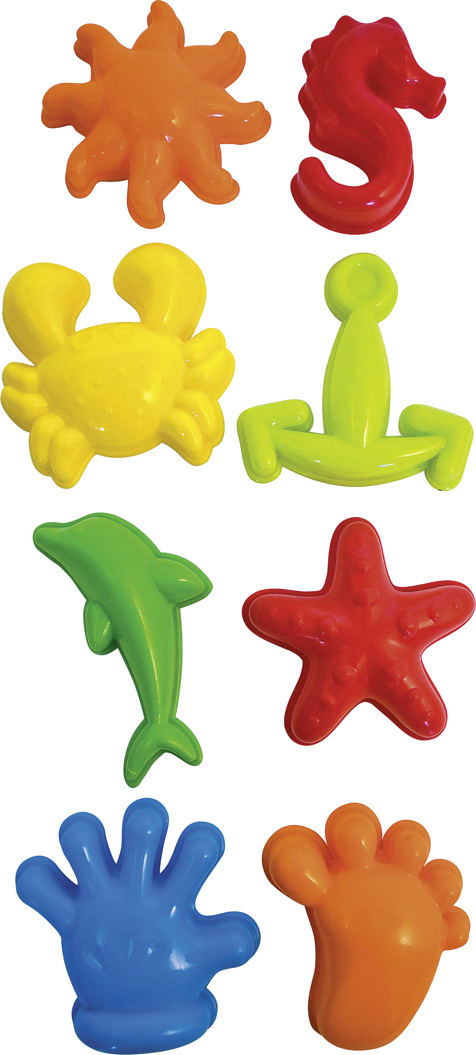 Adriatic Spielware Sandformen bunt