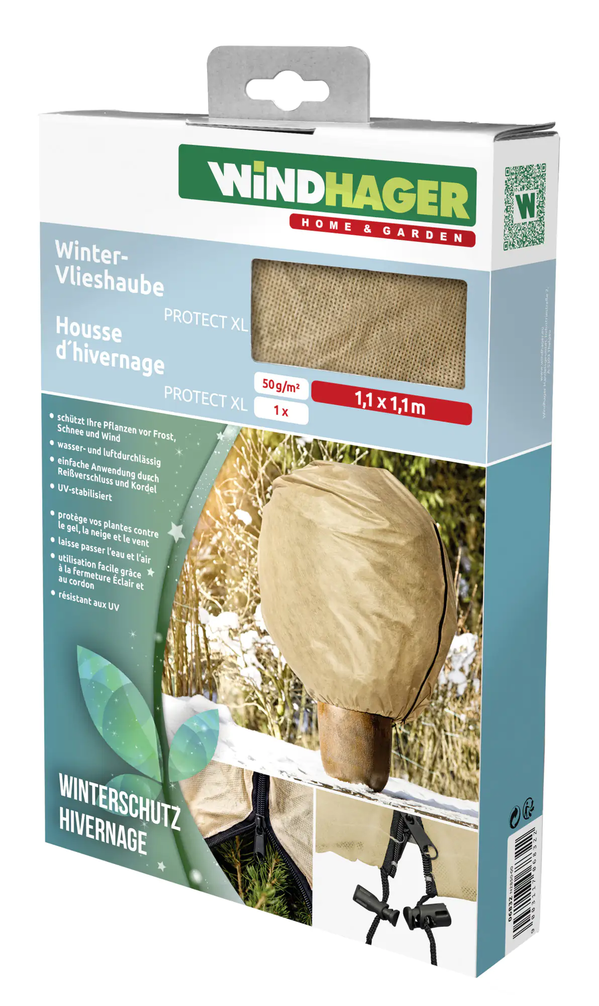Windhager Vlieshaube Protect XXL 1,4 x 2 m beige