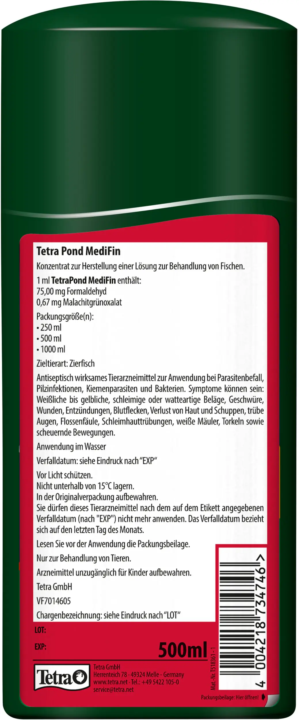 Tetra Arzneimittel Pond MediFin 500 ml