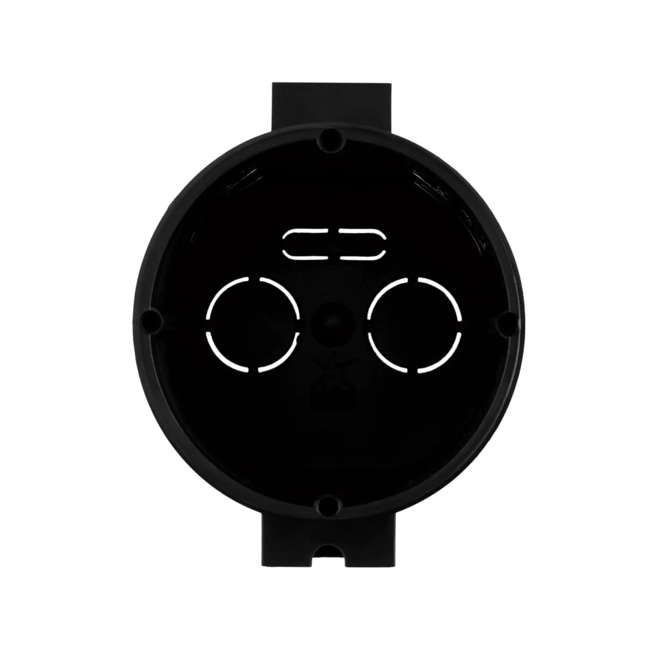 REV Schalterdose Ø 60 mm Unterputz schwarz 25 Stück