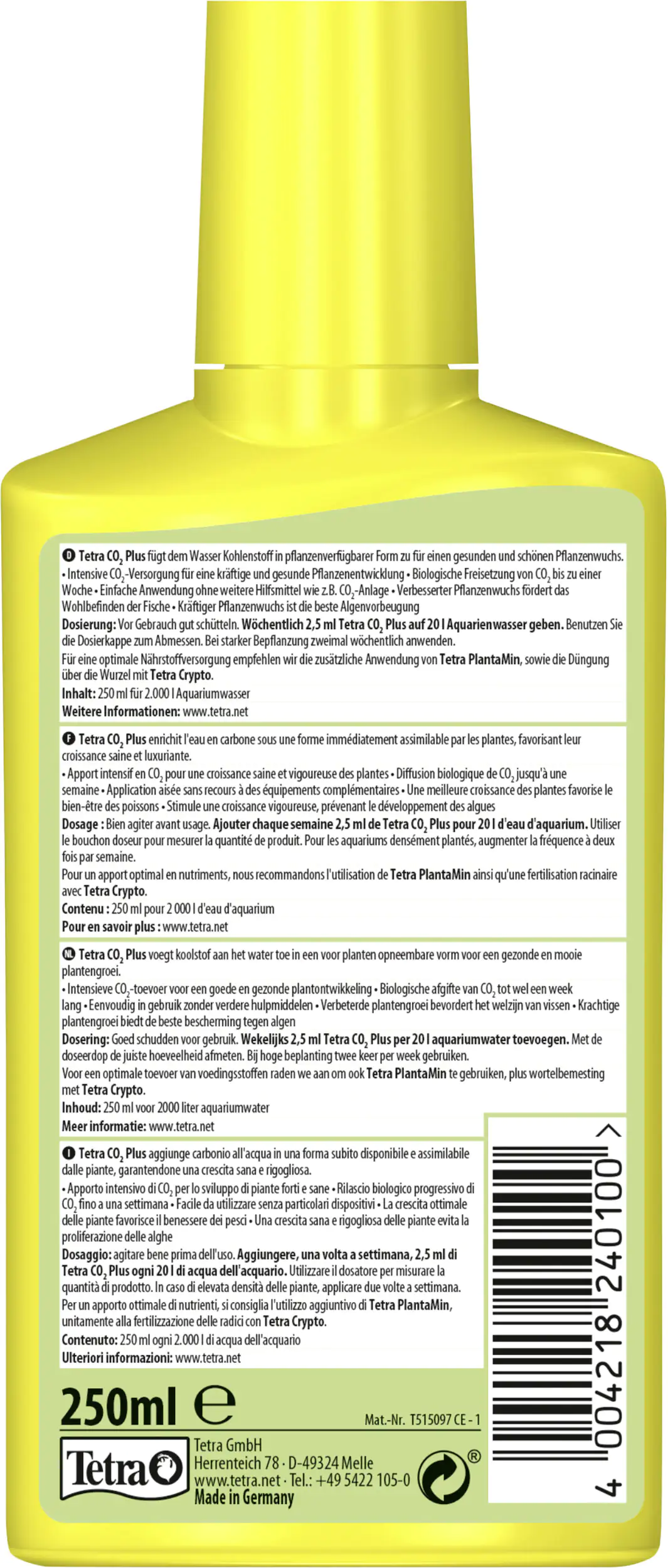 Tetra CO2 Plus 250 ml