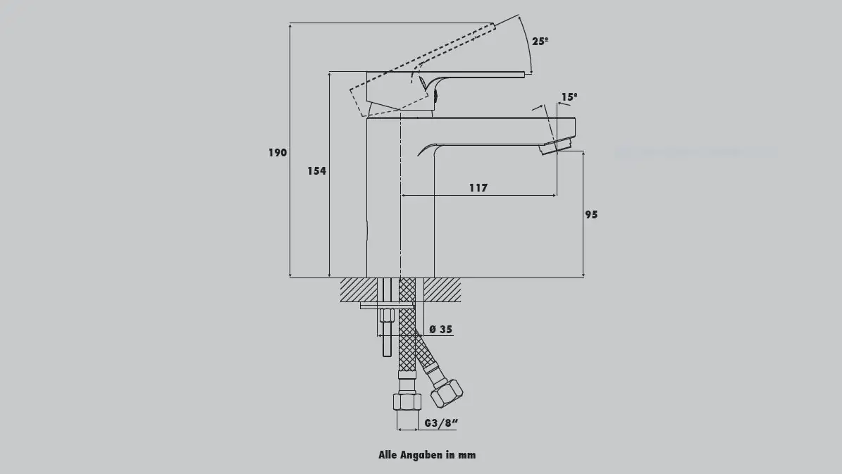 Primaster Waschtischarmatur Paris verchromt wassersparend Primaster Waschtischarmatur Paris verchromt wassersparend