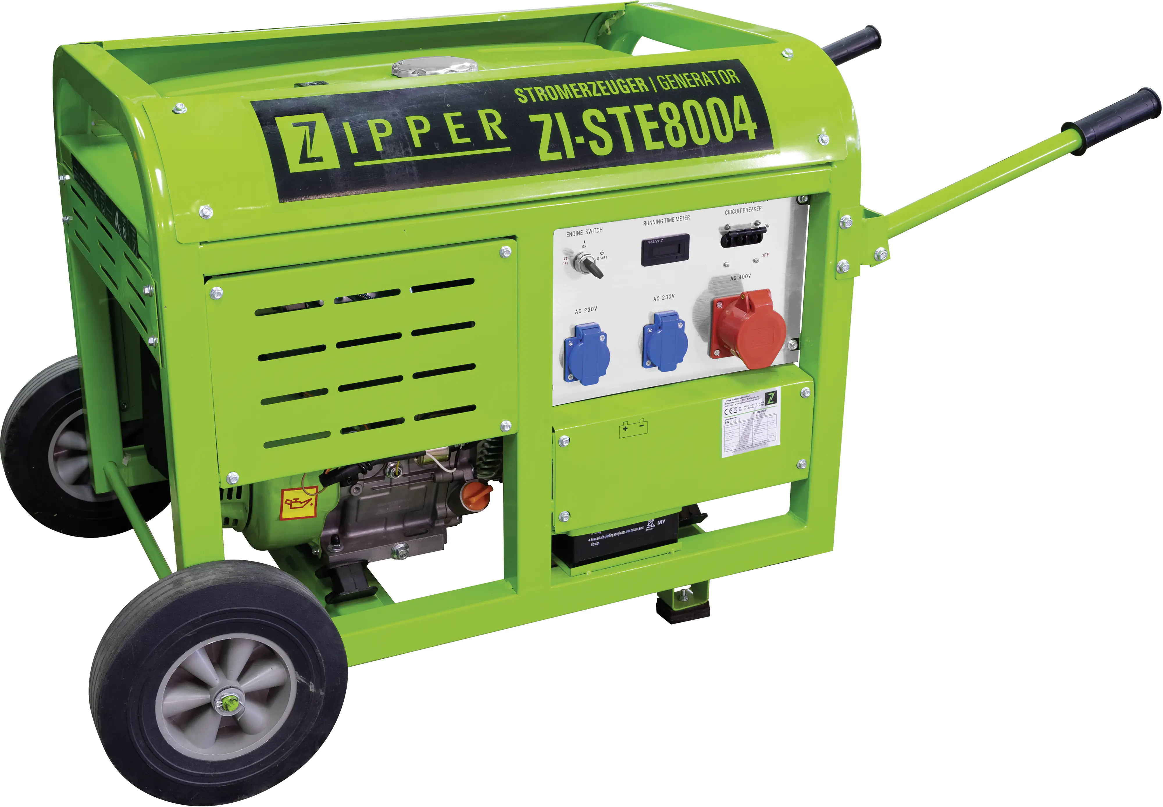 Zipper Stromerzeuger ZI-STE8004 9300 W Benzin Zipper Stromerzeuger ZI-STE8004 9300 W Benzin