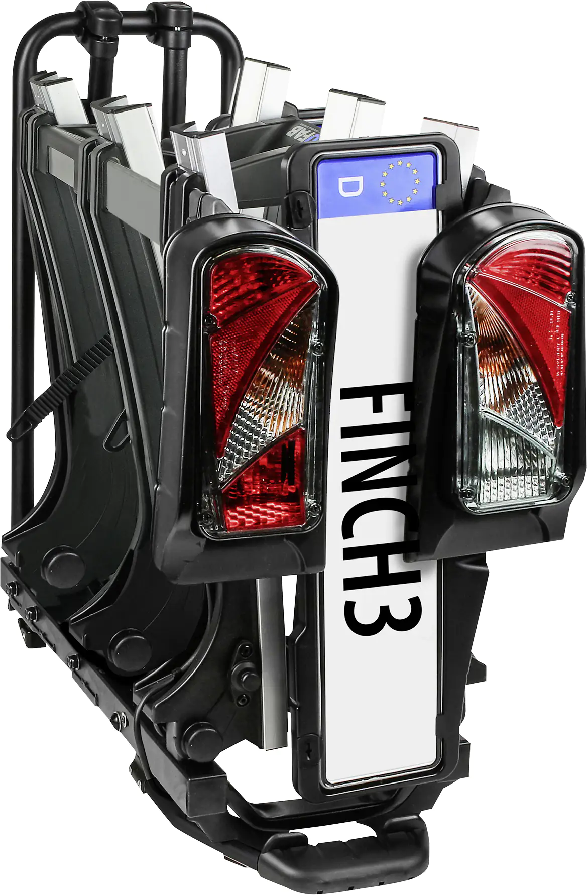 EUFAB Fahrradheckträger FINCH 3 für 3 Fahrräder teilweise vormontiert EUFAB Fahrradheckträger FINCH 3 für 3 Fahrräder teilweise vormontiert