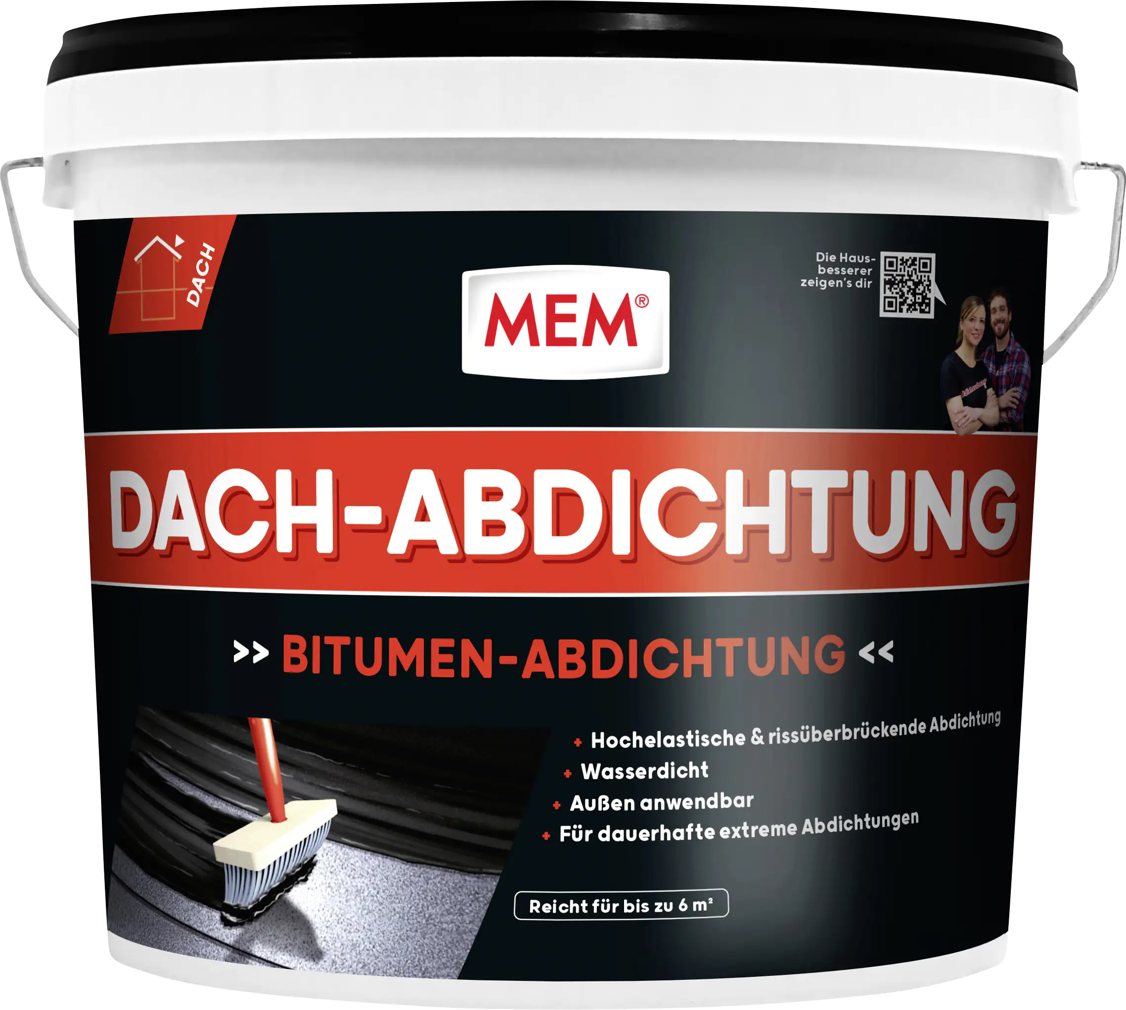 MEM Bitumen Dach-Abdichtung 12 l MEM Bitumen Dach-Abdichtung 12 l