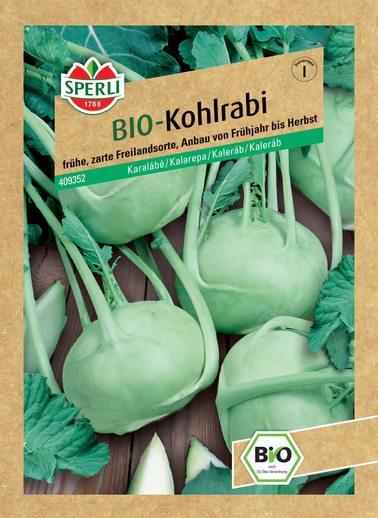 Sperli BIO Kohlrabi weiß