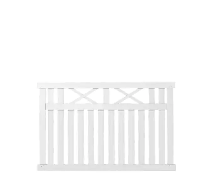 Plus Zaunelement Vinesse 150 x 96 cm weiß
