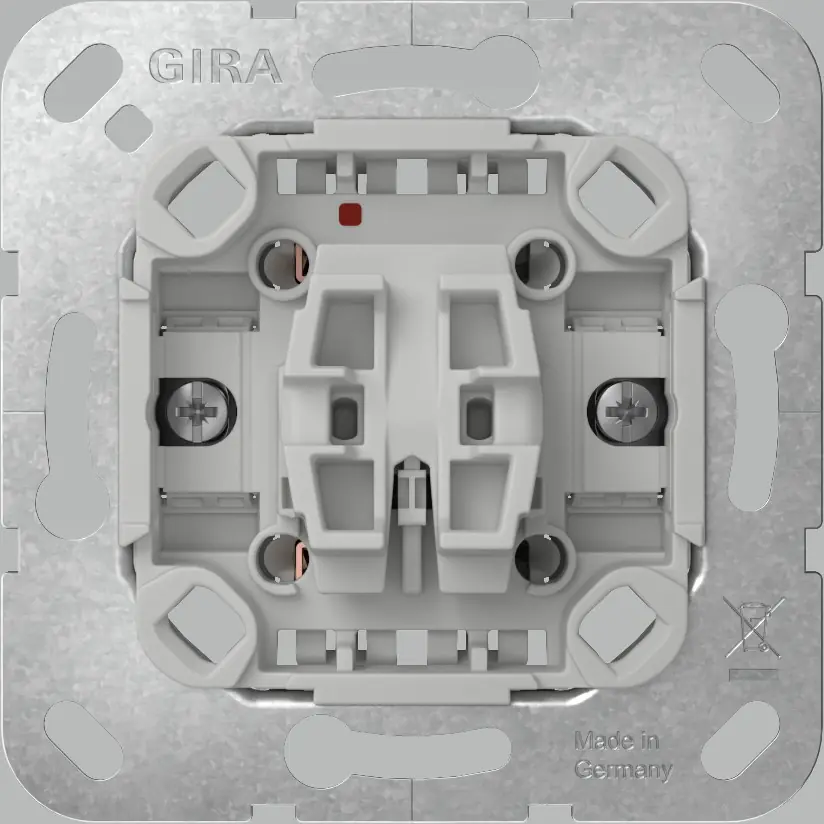 Gira Tastereinsatz Schließer 1-polig grau 315100