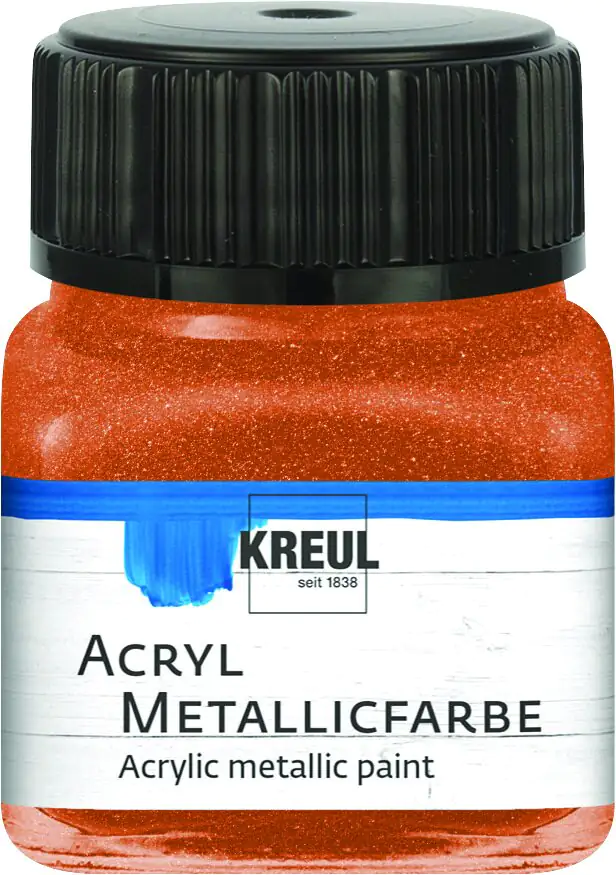 Kreul Acryl Metallicfarbe kupfer 20 ml