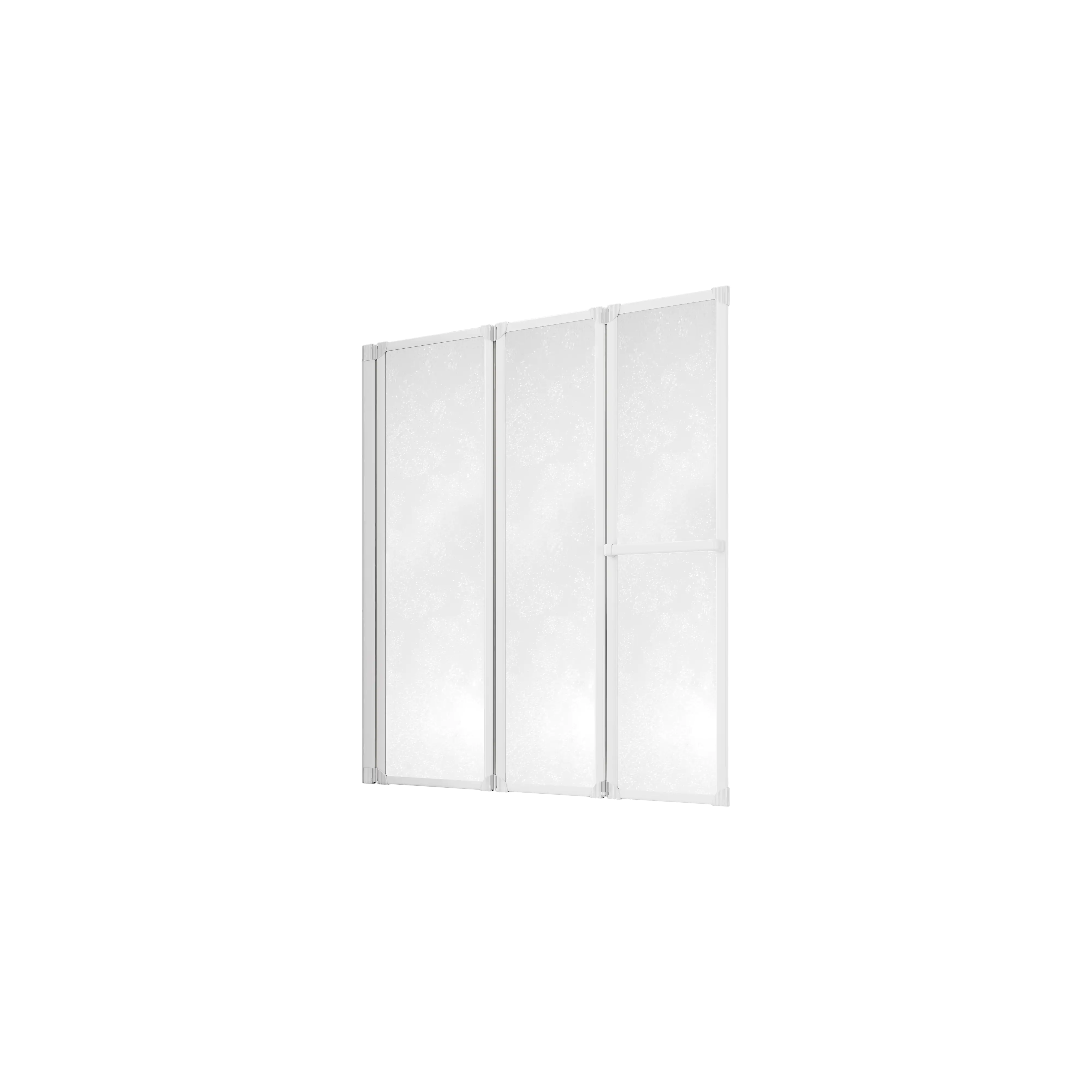 Schulte Badewannenaufsatz D1510 3-tlg. 126,8x140 cm