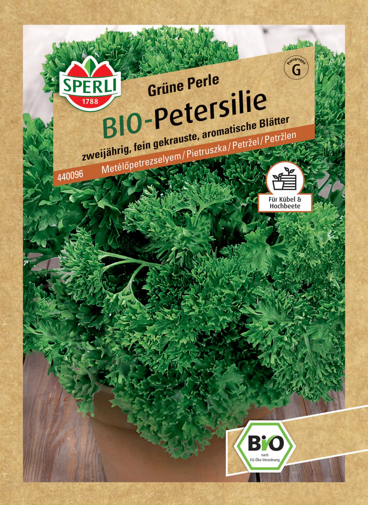 Sperli BIO Petersilie kraus