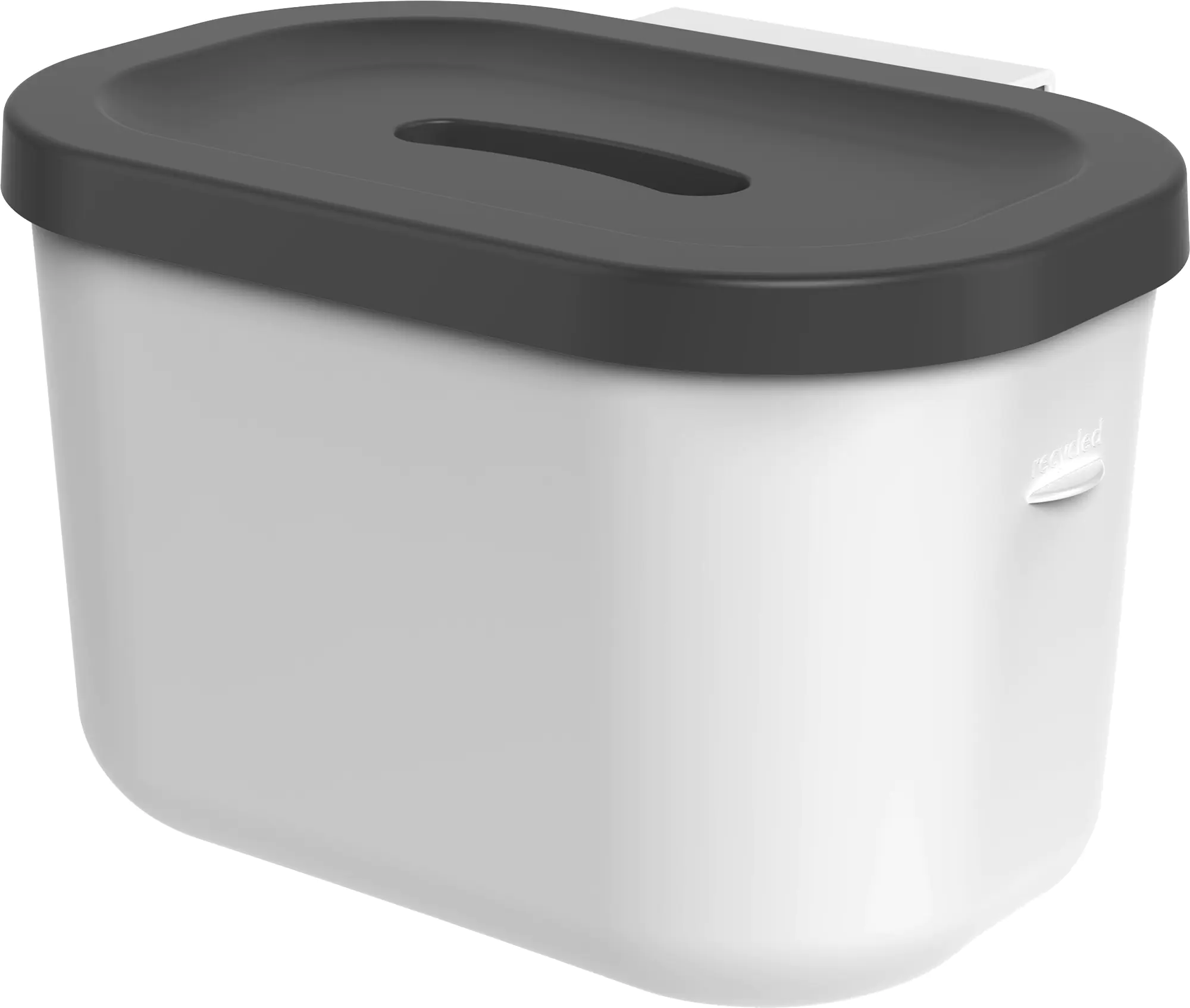 Rotho Komposteimer Jive Bio 3,2 L schwarzweiß