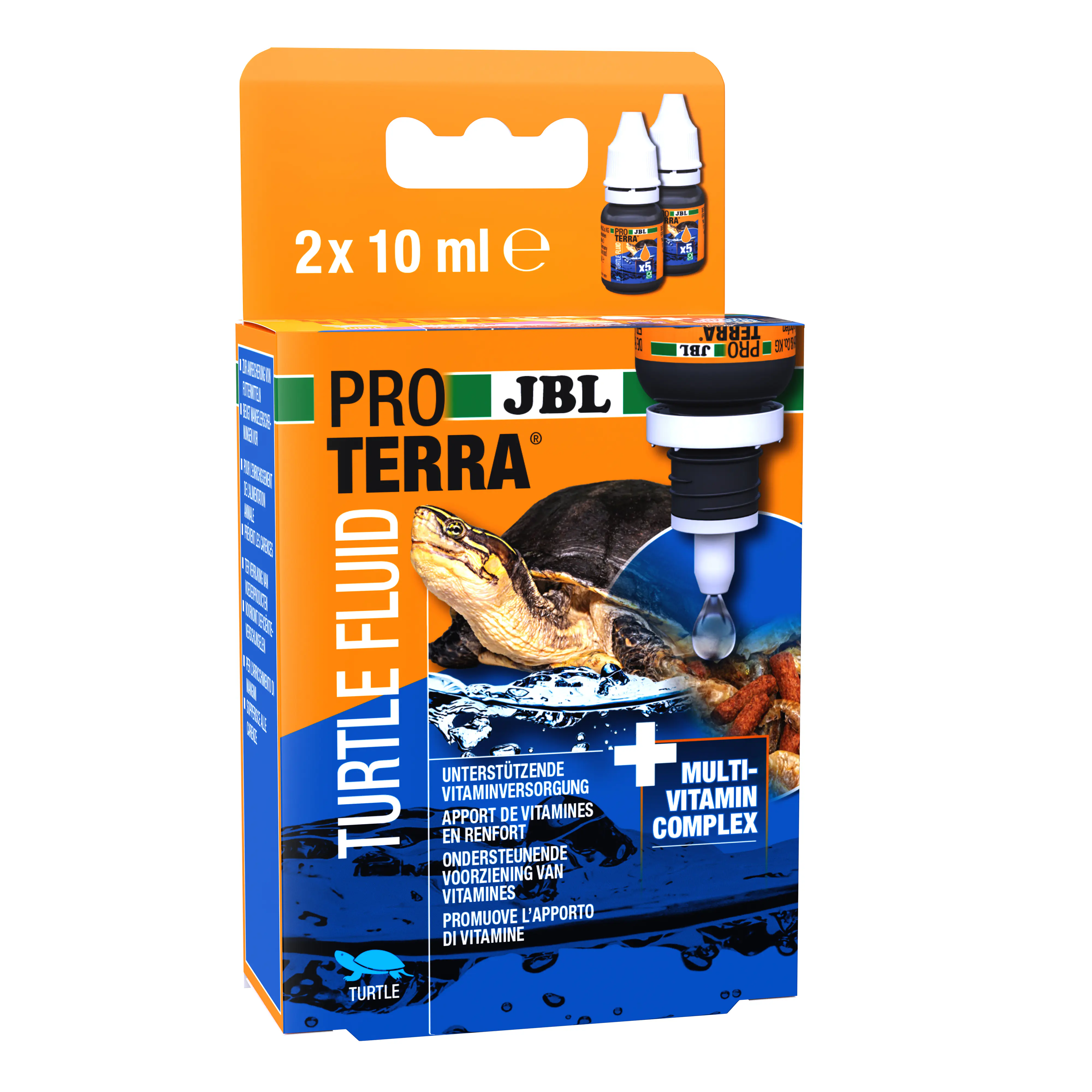 JBL Vitamine für Schildkröten Proterra Turtle Fluid 2 x 10 ml