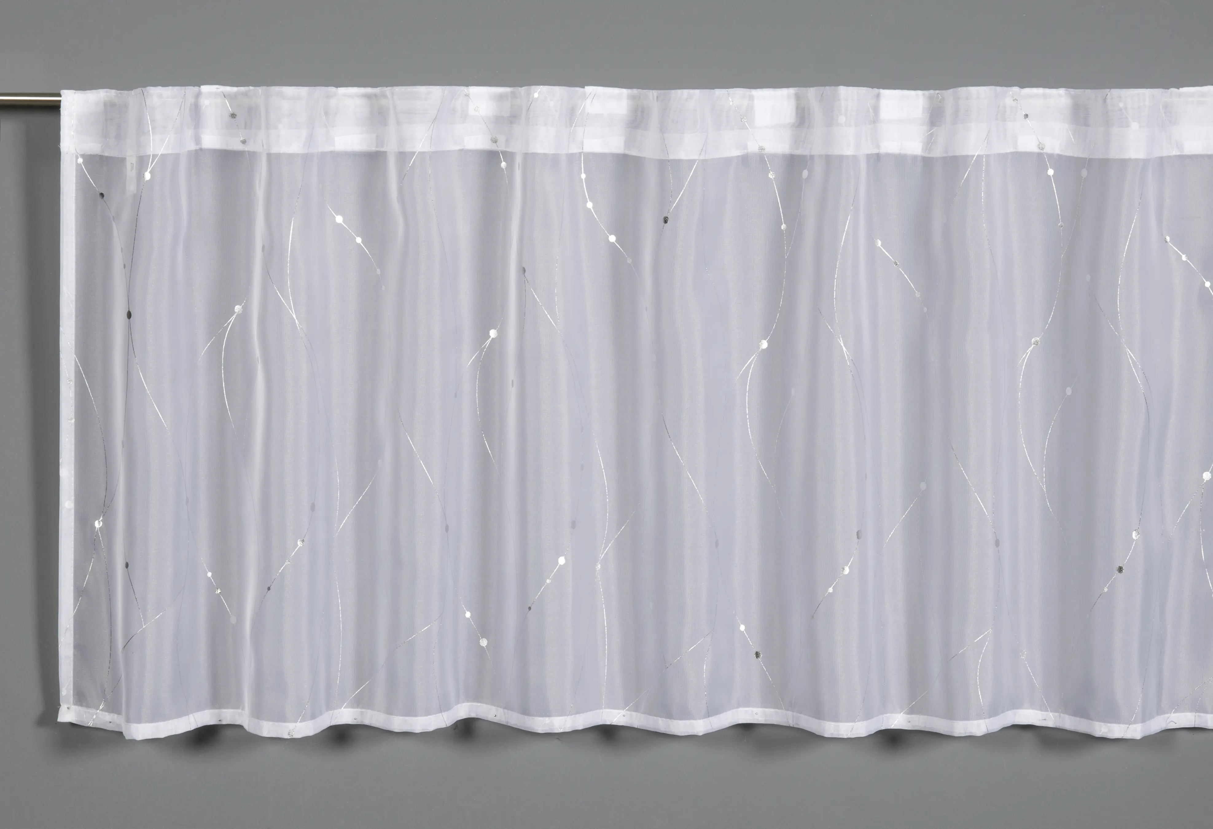 Gardinia Bistrogardine Voile weiß 45 x 140 cm