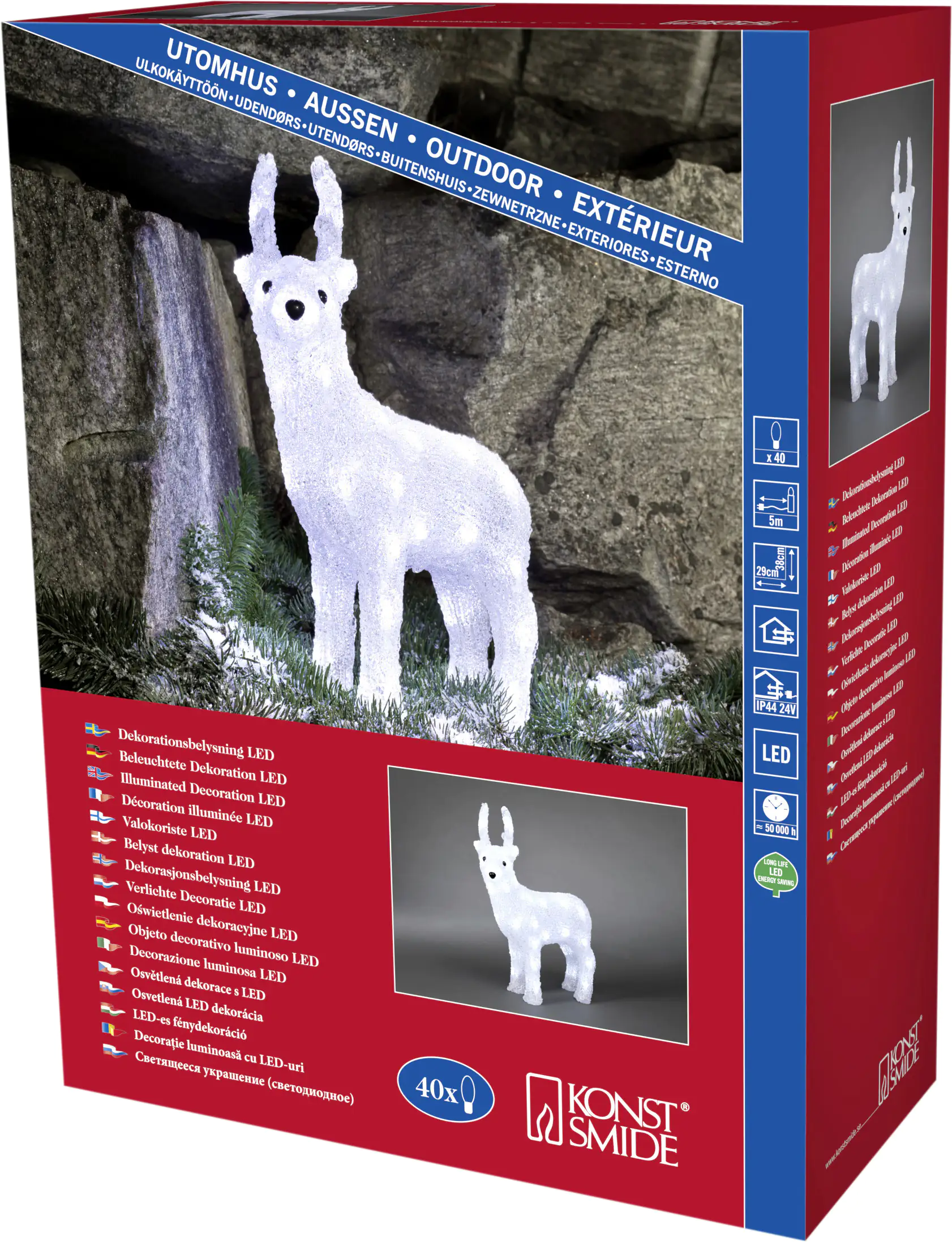 Konstsmide LED Acryl Rentier