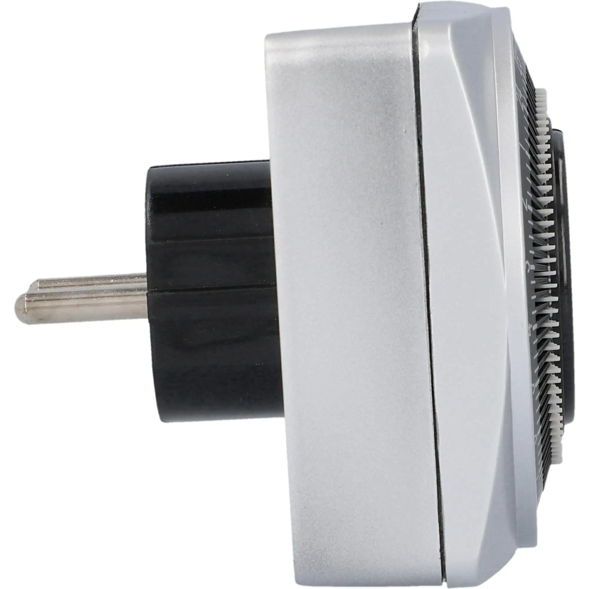 Zeitschaltuhr kompakt 3.600W mechanisch, silber, IP20 Zeitschaltuhr kompakt 3.600W mechanisch, silber, IP20