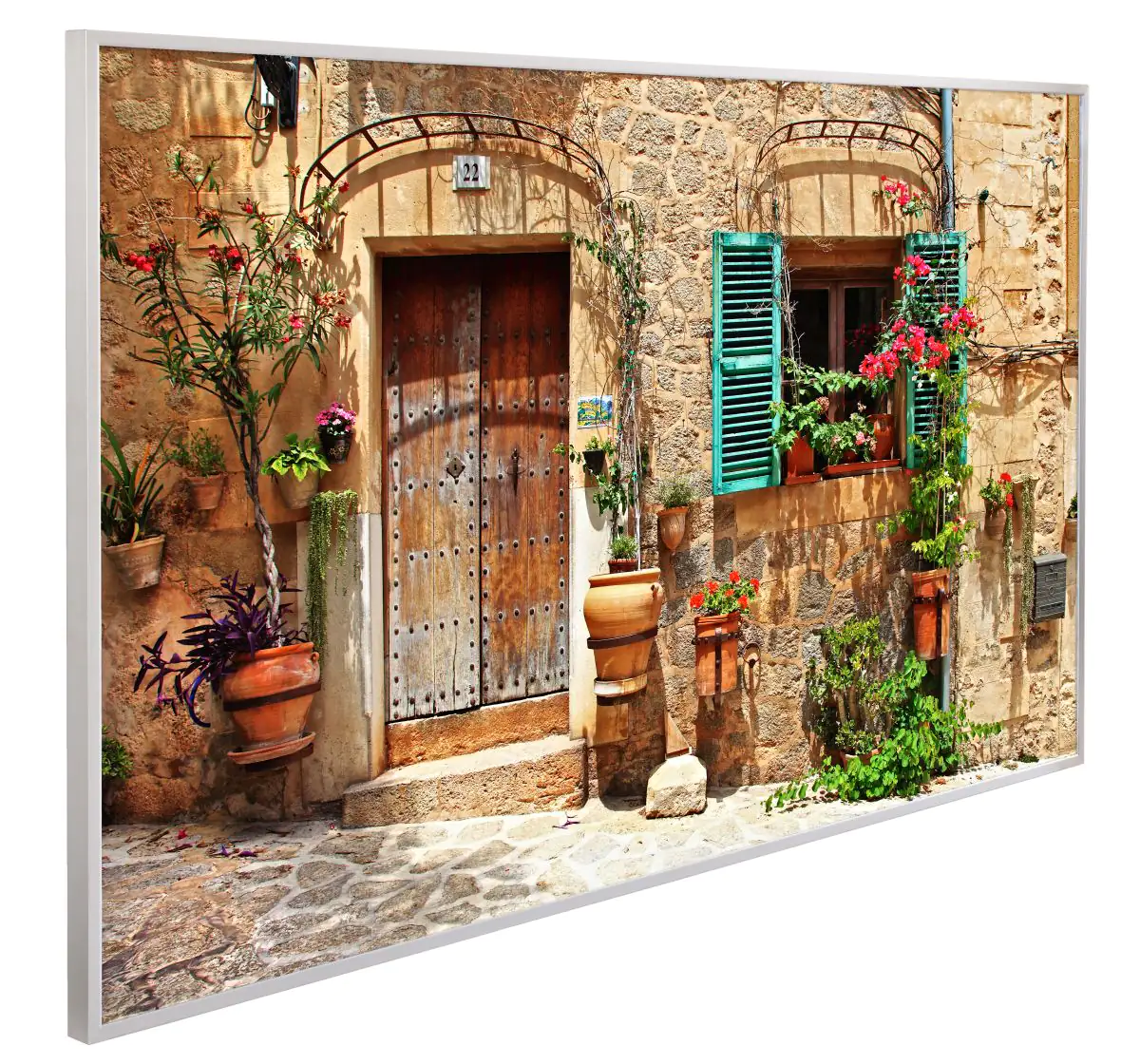 papermoon Infrarotheizkörper EcoHeat 60X100 cm 600 Watt, Charming Street