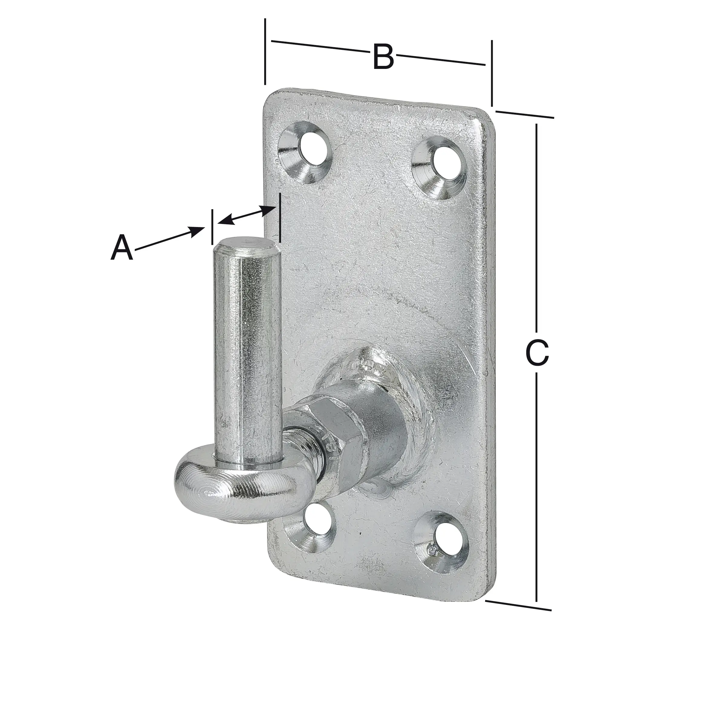 Vormann Verstellbare Kloben verzinkt 13 x 50 x 100 mm