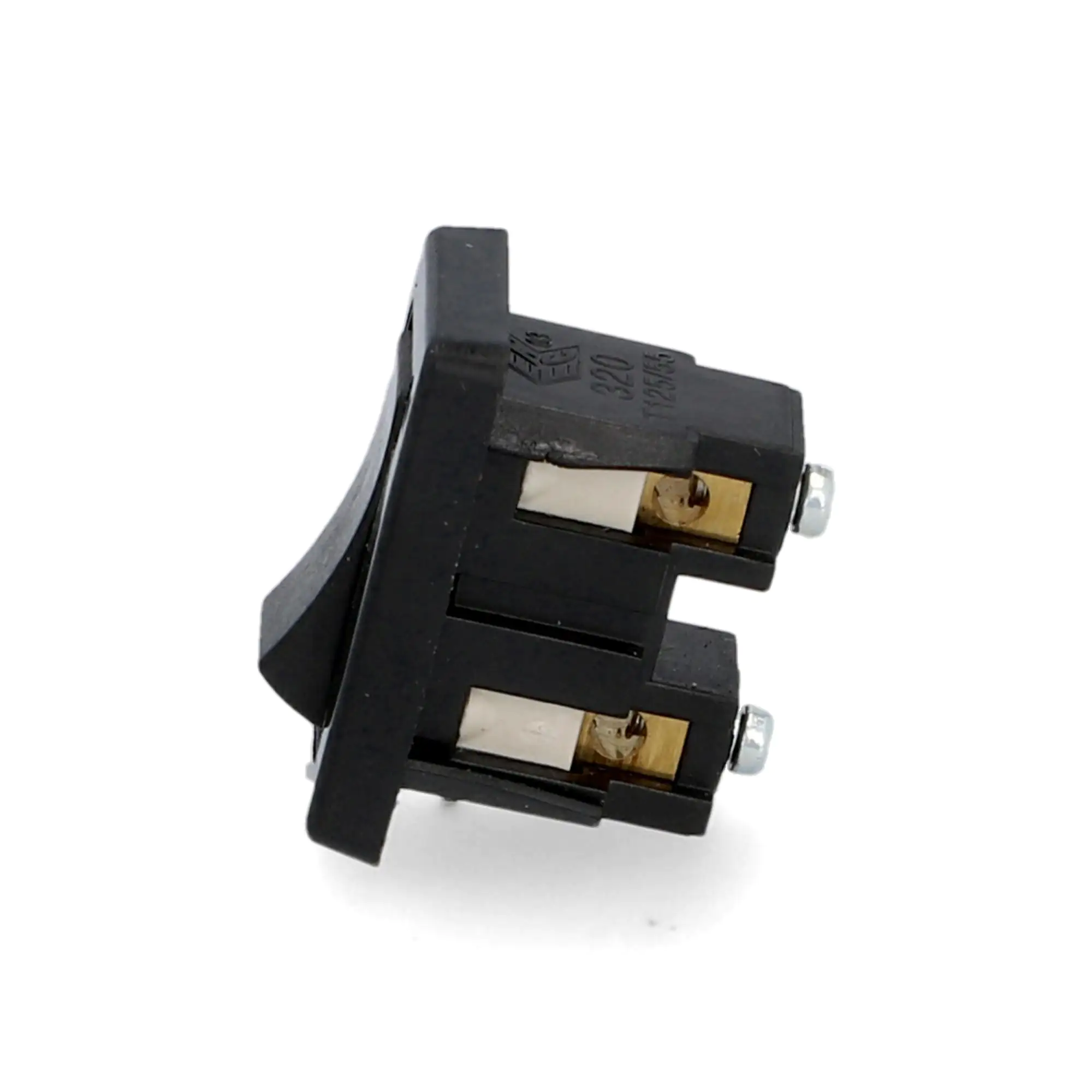 Einbau-Wippschalter 1p 250V 2A schwarz Einbau-Wippschalter 1p 250V 2A schwarz