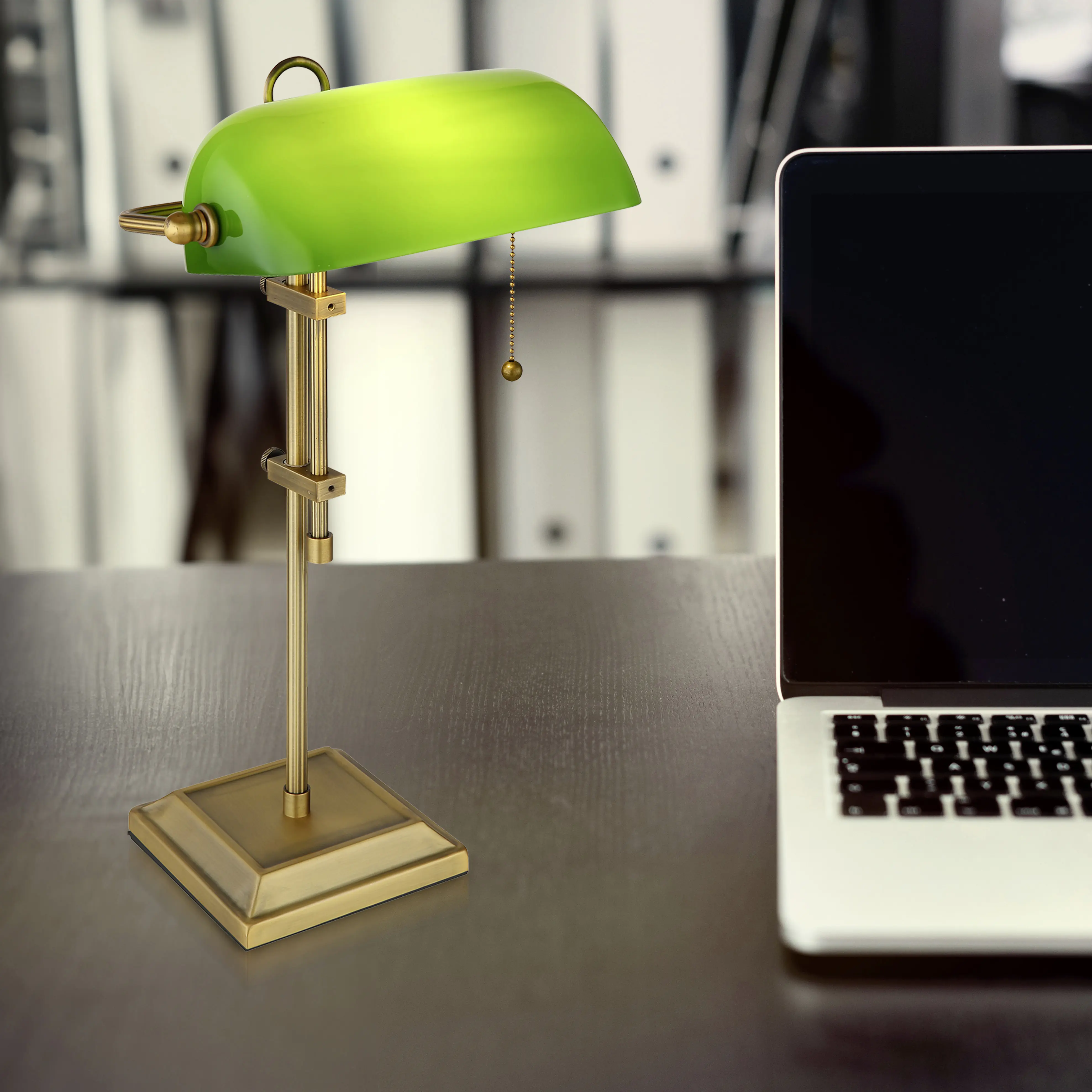 Globo Tischleuchte Antique weiß matt 26,5 x 26,5 x 56 E27