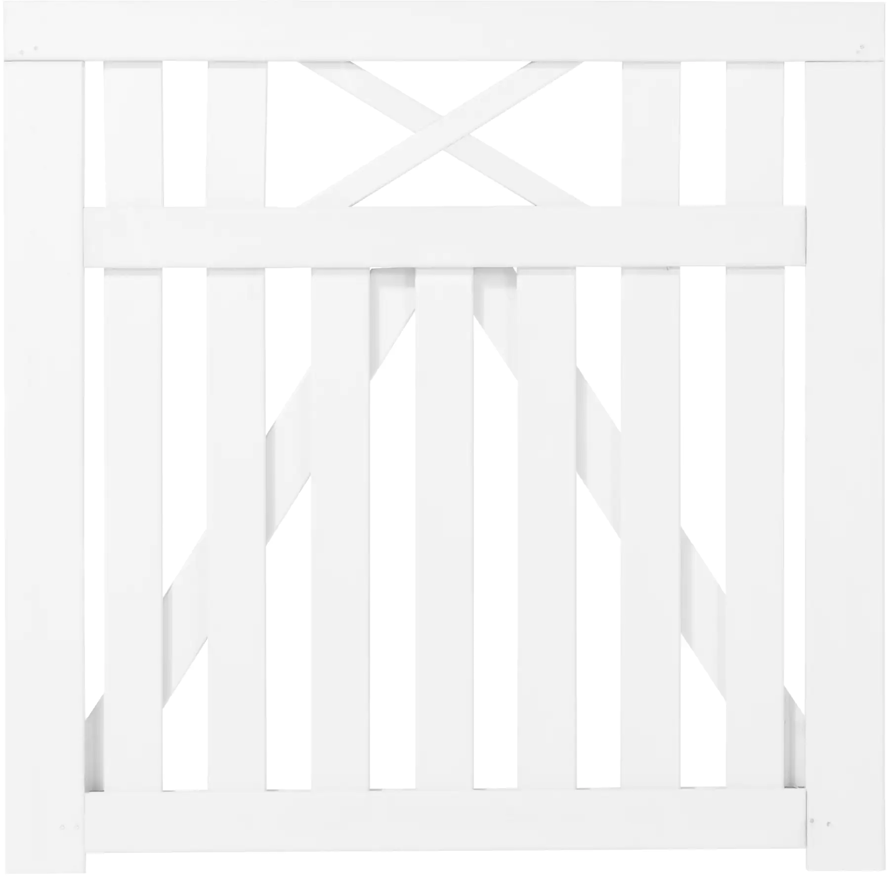 Plus Zauntor Vinesse 100 x 98 cm weiß