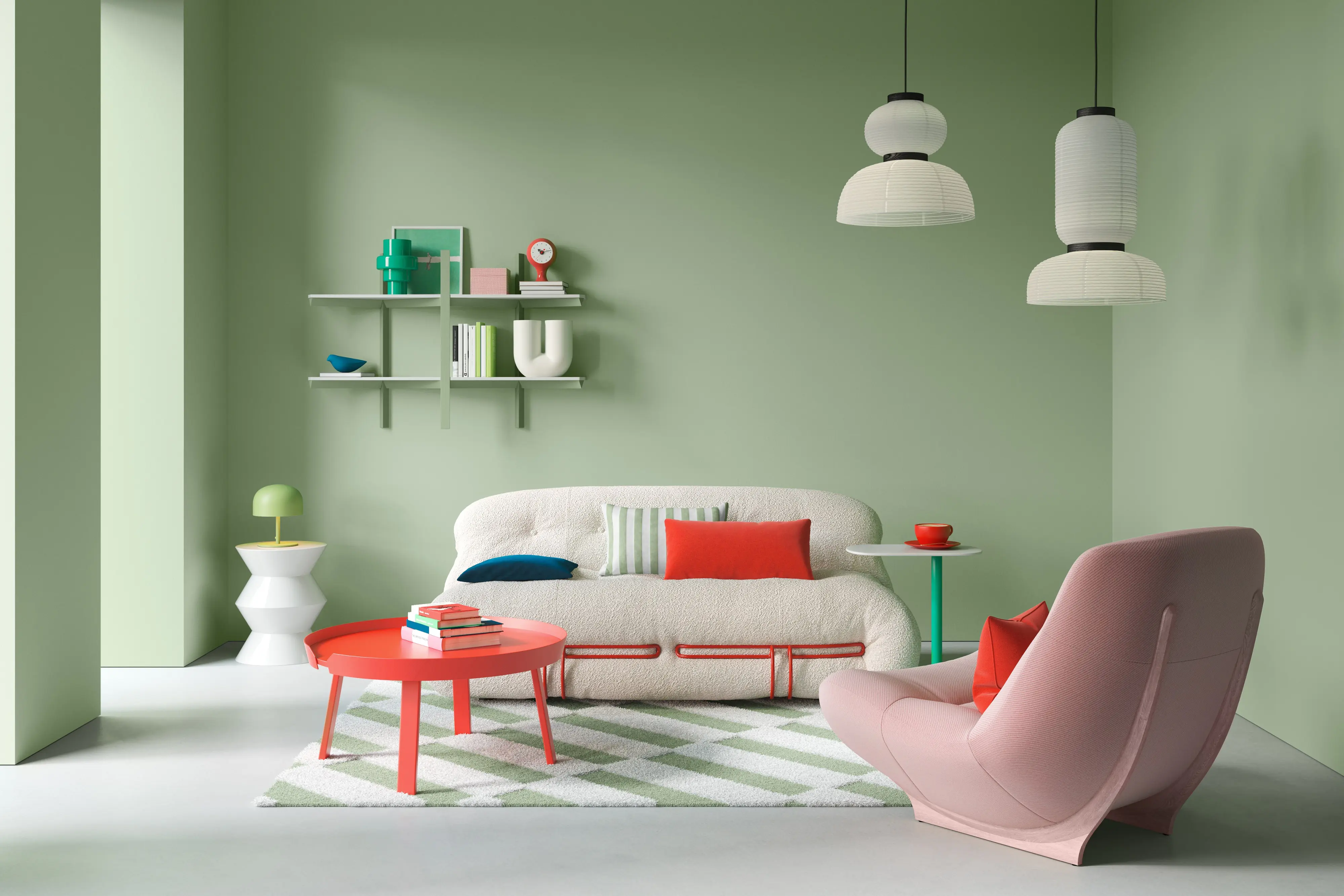 Alpina Wandfarbe Pantone matt swamp 2,5 L