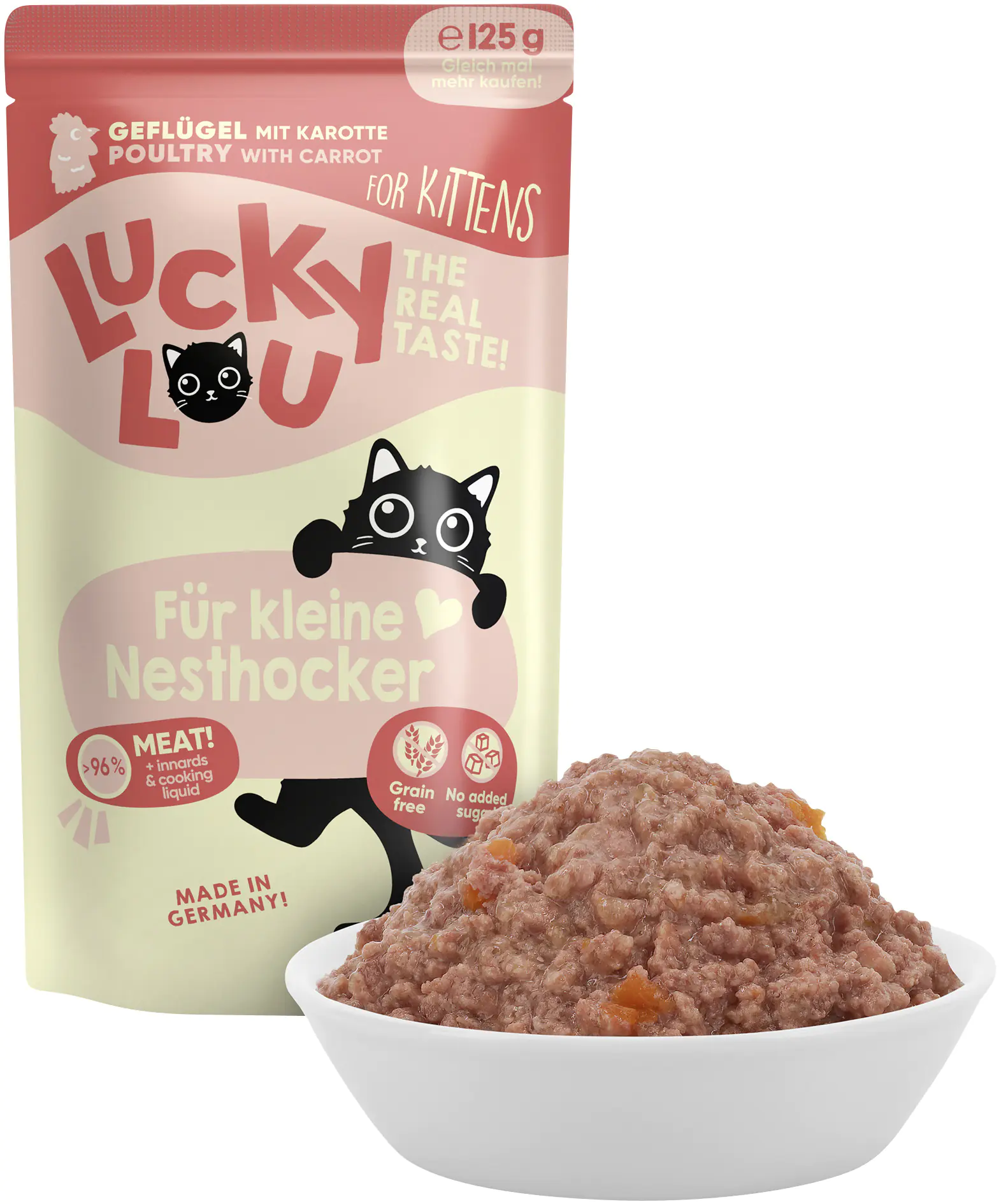 Lucky Lou Lifestage Kitten Geflügel 125g Lucky Lou Lifestage Kitten Geflügel 125g