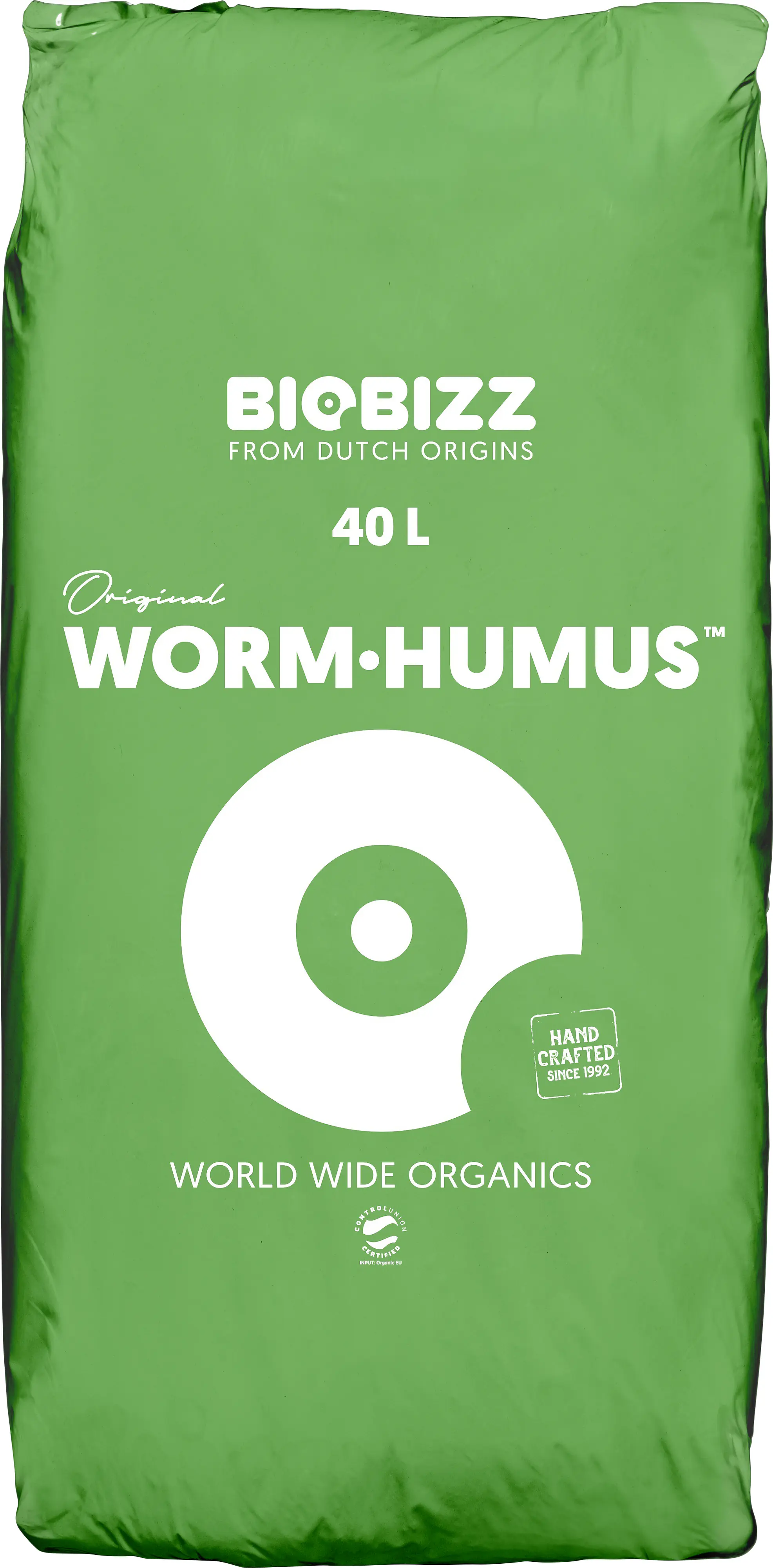 BioBizz Blumenerde Wurmhumus 40 Liter torffrei