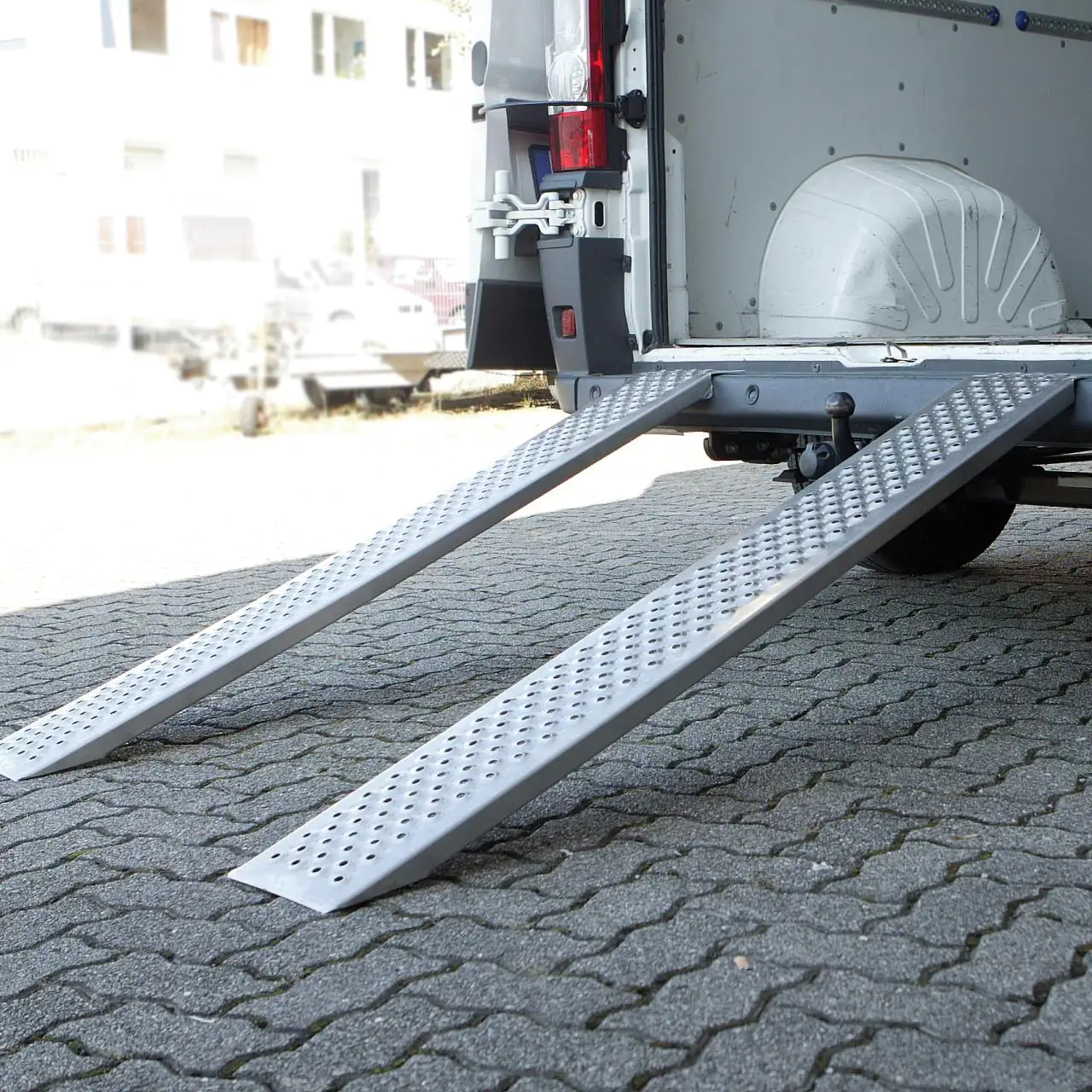 Unitec Auffahrrampe Alu 150x21,4cm 2 Stück je 200 kg