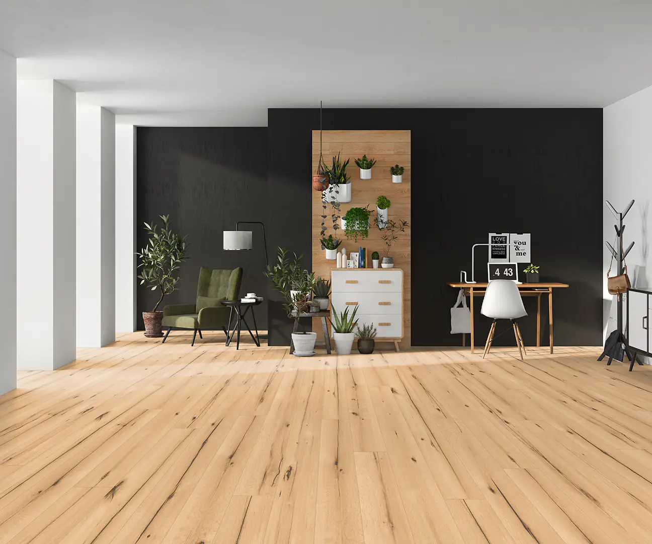 Classen Laminat edition 7+2 mit Trittschalldämmung Eiche Burnell