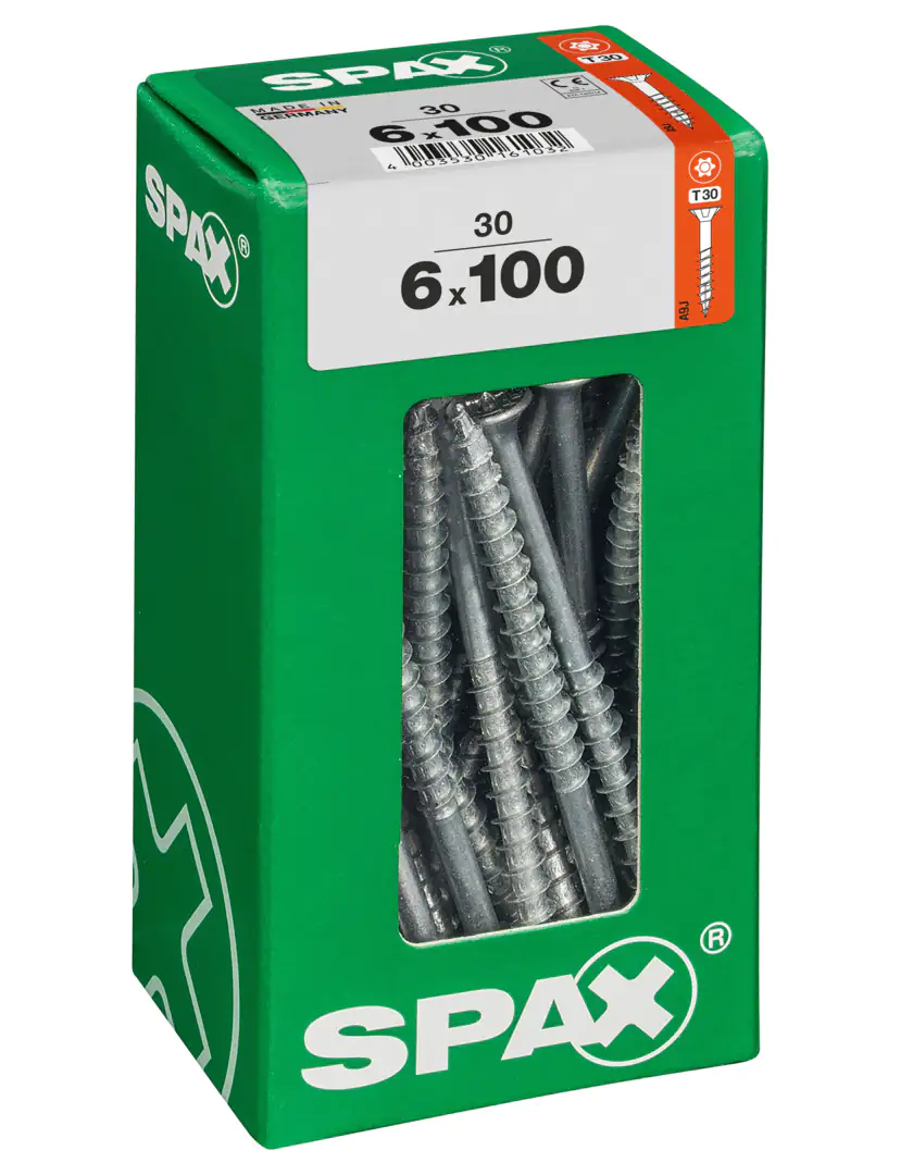Spax Universalschrauben 6.0 x 100 mm TX 30 - 30 Stk.