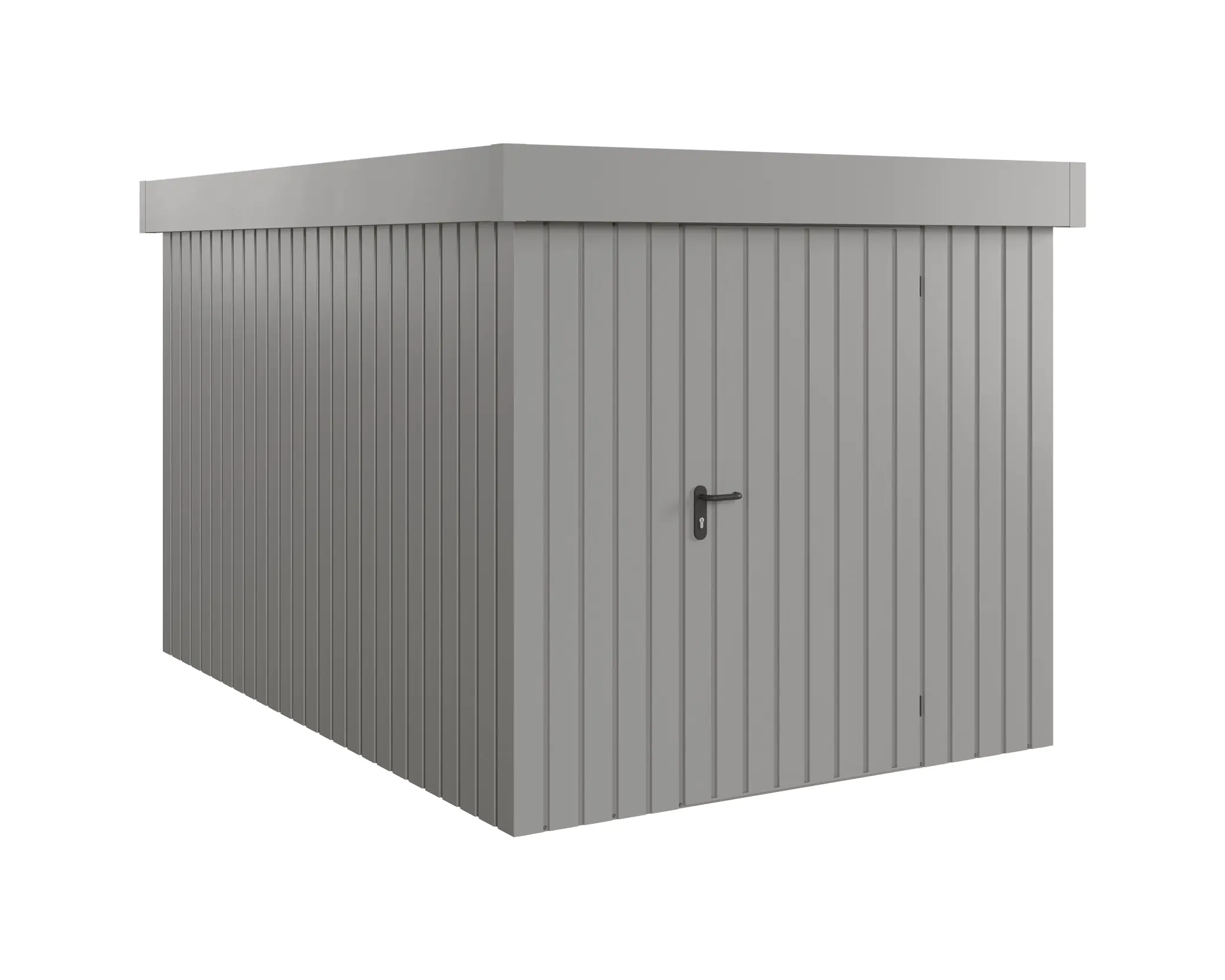 EcoStar Metallgerätehaus Euroline EFD7 graualuminium 214 x 310 cm 1-flg. EcoStar Metallgerätehaus Euroline EFD7 graualuminium 214 x 310 cm 1-flg.