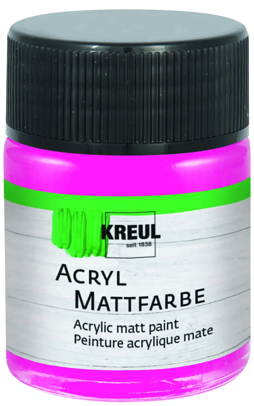 Kreul Acryl Mattfarbe pink 50 ml