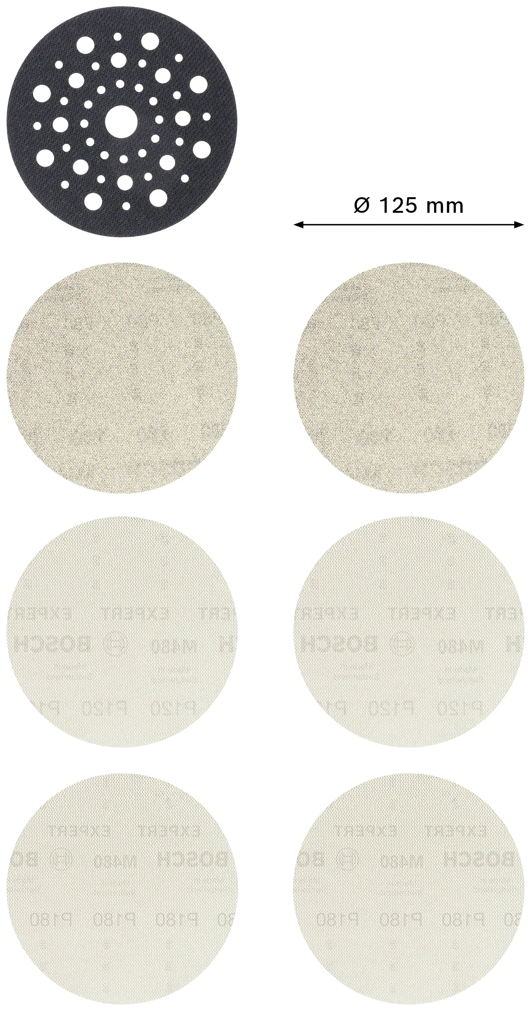 Bosch Expert Starter Set Schleifnetz M480 7-teilig Bosch Expert Starter Set Schleifnetz M480 7-teilig