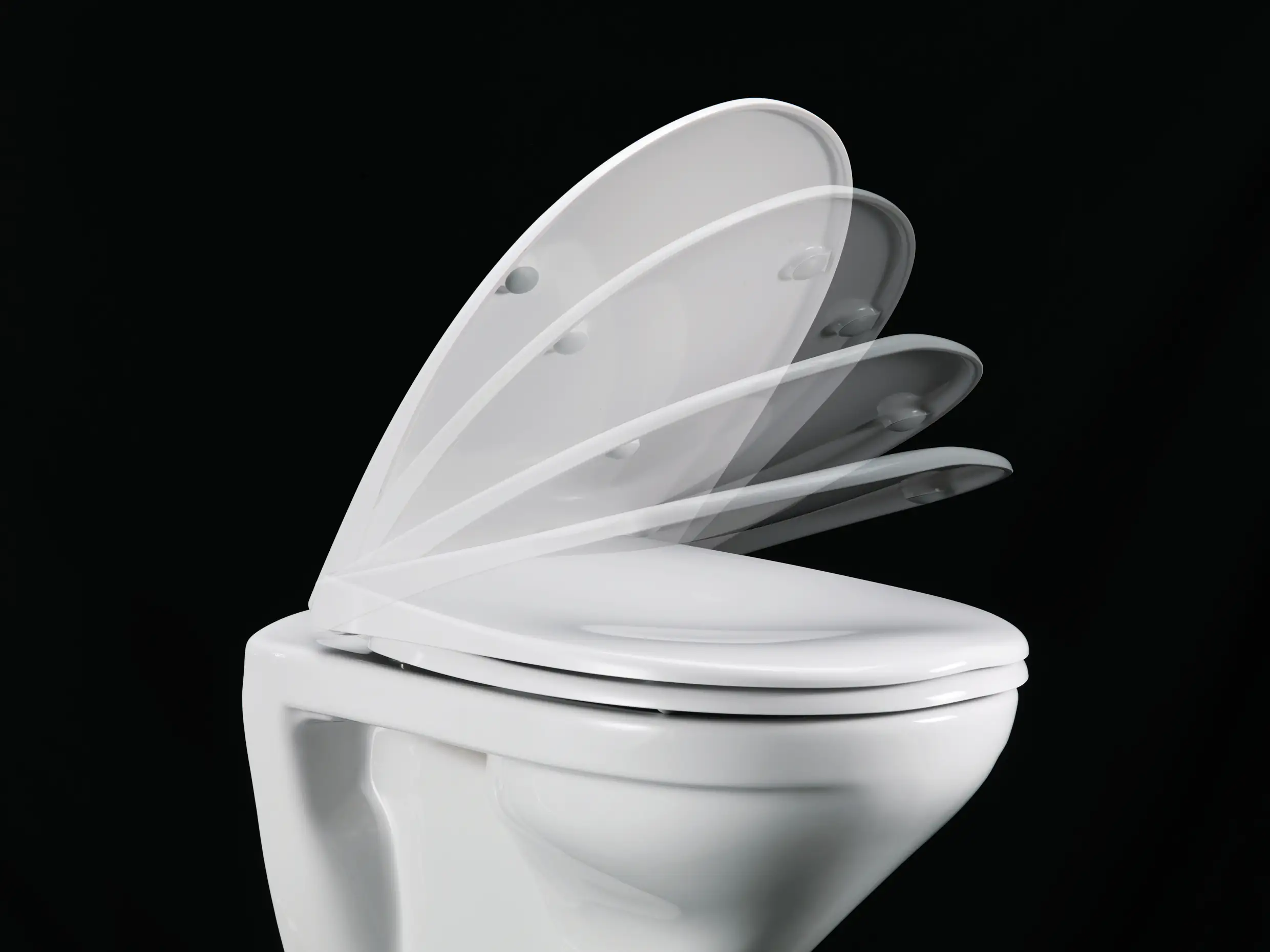 Pressalit WC-Sitz Scandinavia Plus abnehmbar, mit Absenkautomatik