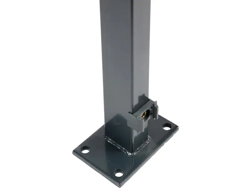 Floraworld Zaunpfosten 89,3 x 6 x 4 cm anthrazit