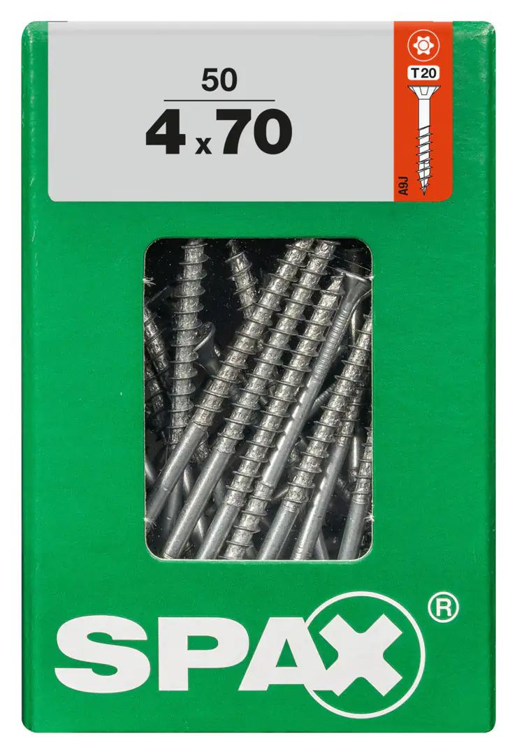 Spax Universalschrauben 4.0 x 70 mm TX 20 - 50 Stk.