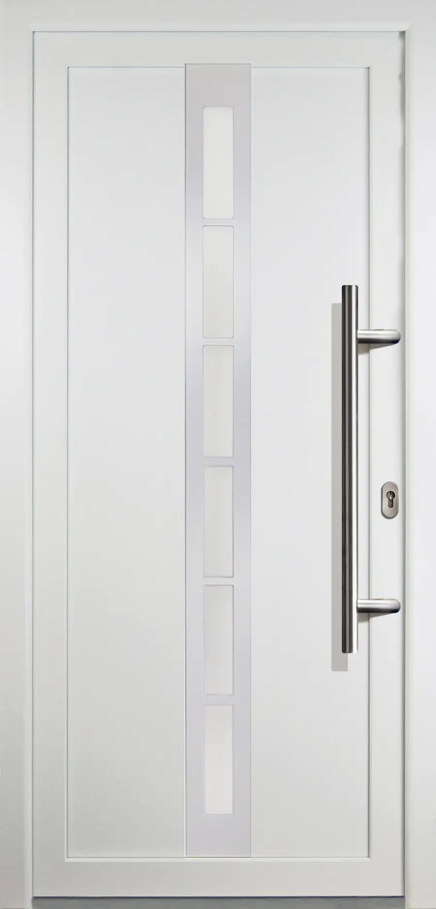 4060691155966 Meeth Haustür Signum Aluminium Modell 38 98 x 208 cm, DIN rechts, weiß