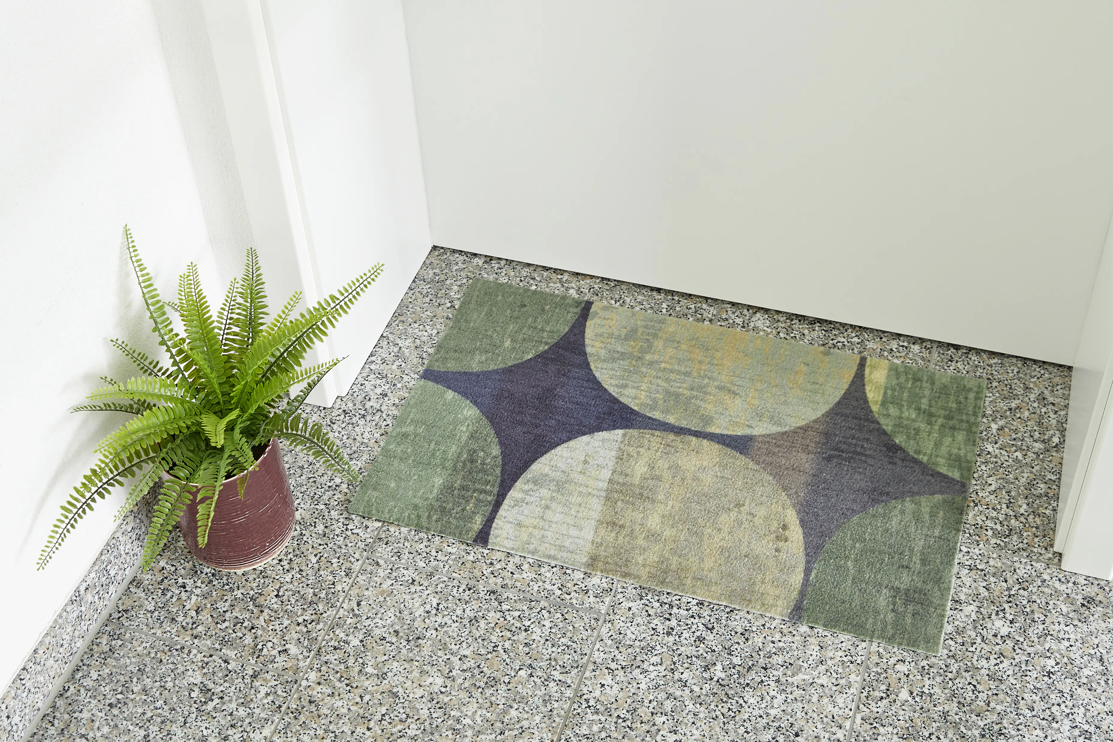 Fußmatte Victoria 40 x 60 cm rauchgrün