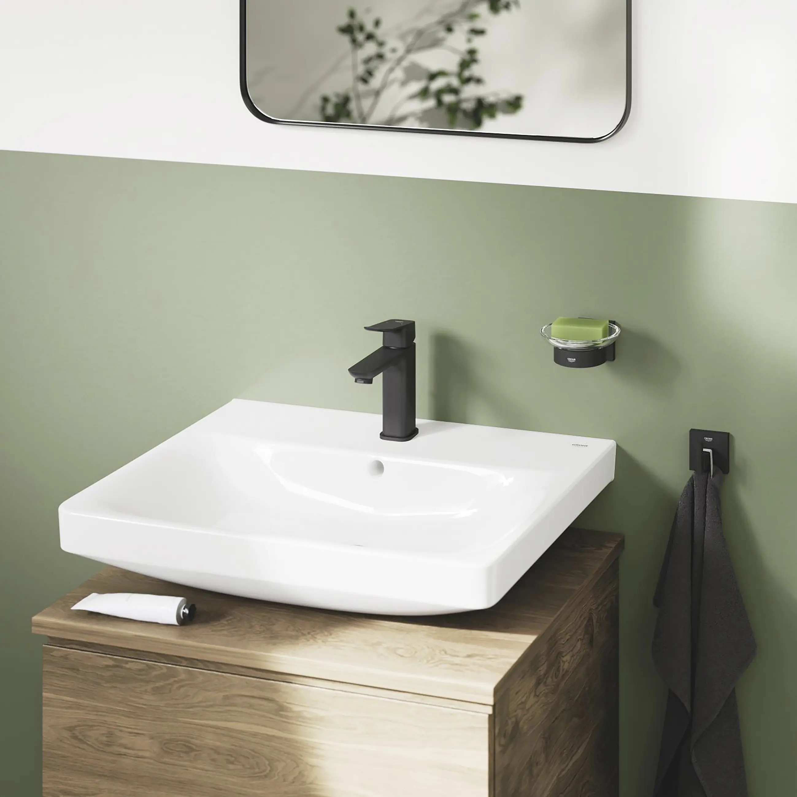 Grohe Waschtischarmatur Dice M-Size schwarz matt