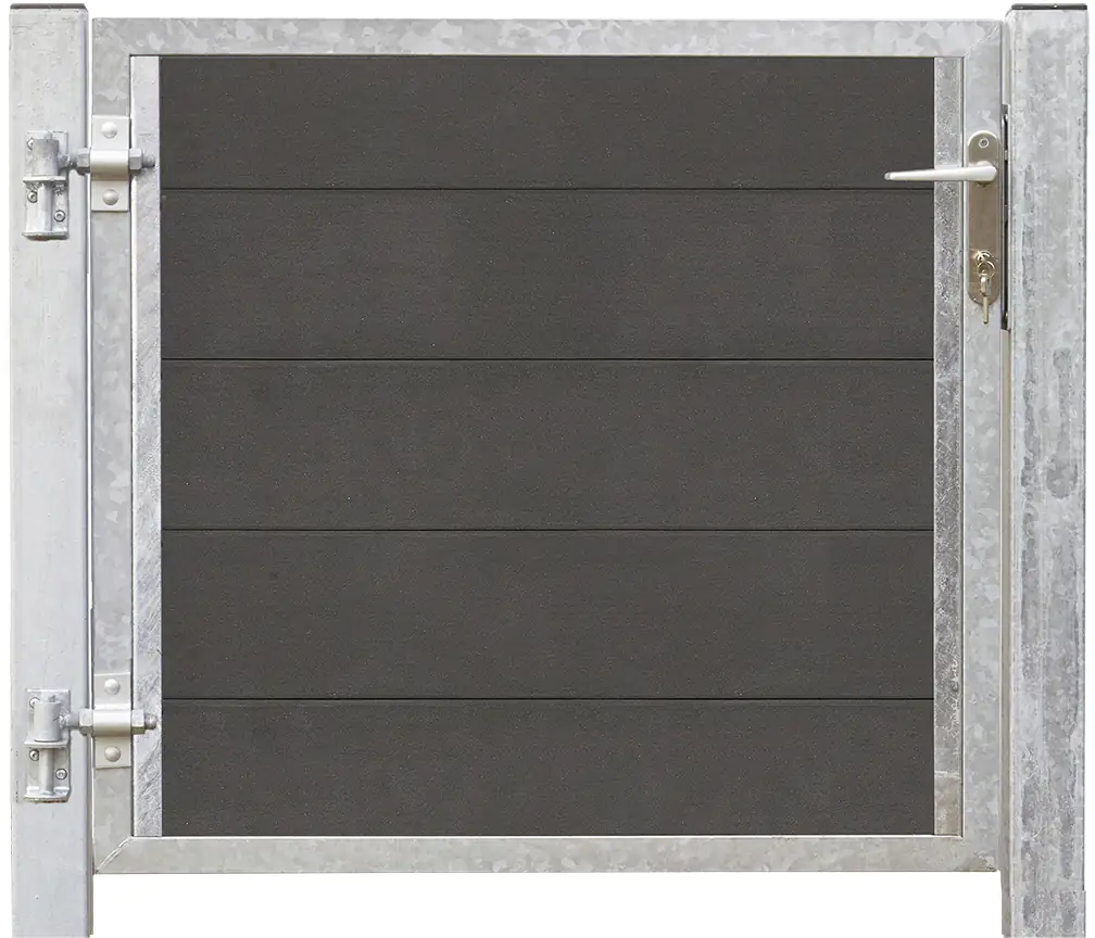 Plus WPC Tor Futura Links 115 x 91 cm inkl. Pfosten