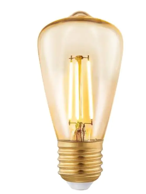 Eglo LED Leuchtmittel Edison ST64 E27 3,5W amber Eglo LED Leuchtmittel Edison ST64 E27 3,5W amber