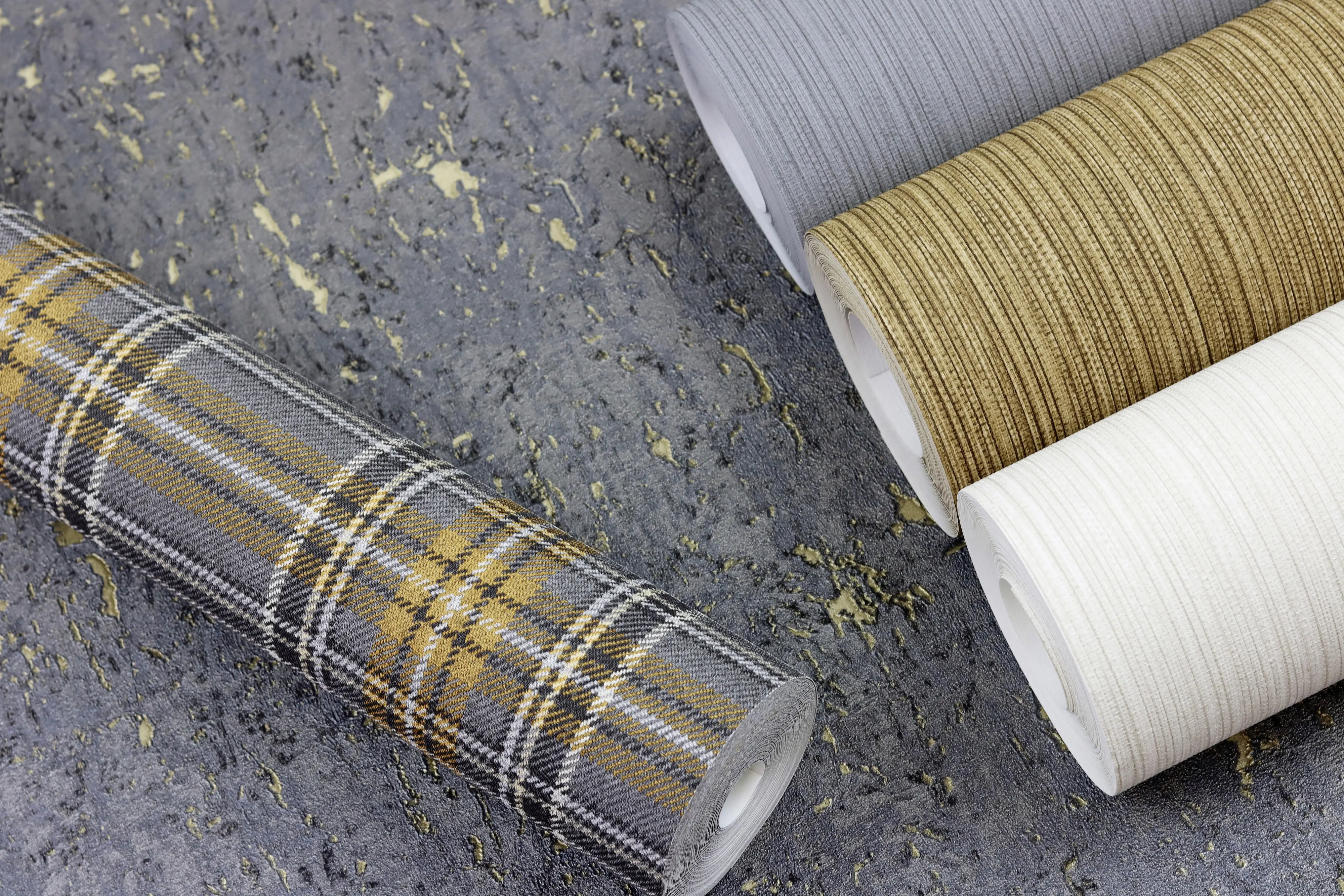 Rasch Vliestapete 537628 Creme-Creme dunkel Uni 10,05 m x 0,53 m