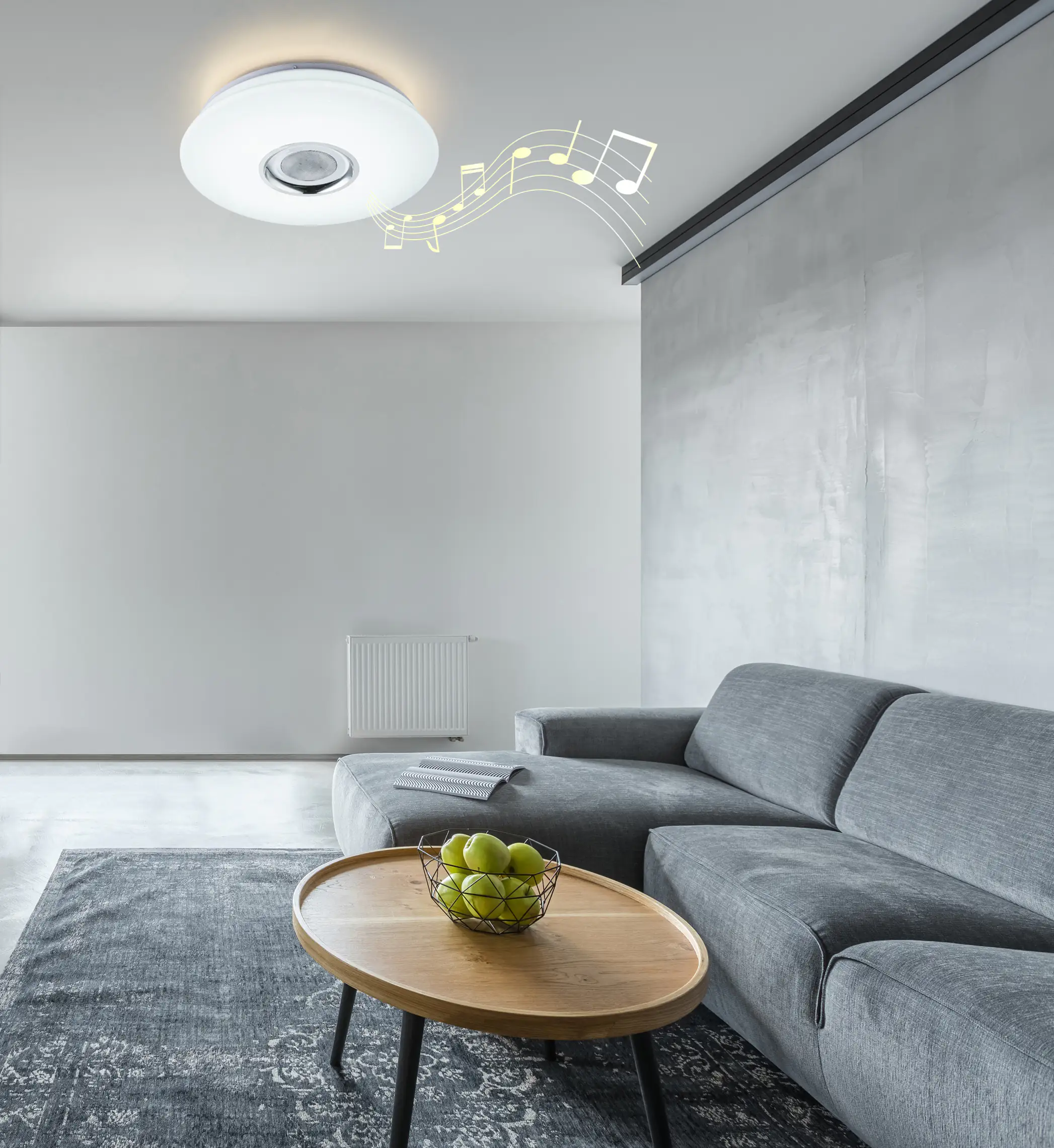 9007371381500_2 Globo LED Deckenleuchte TUNE mit integriertem Bluetooth Lautsprecher