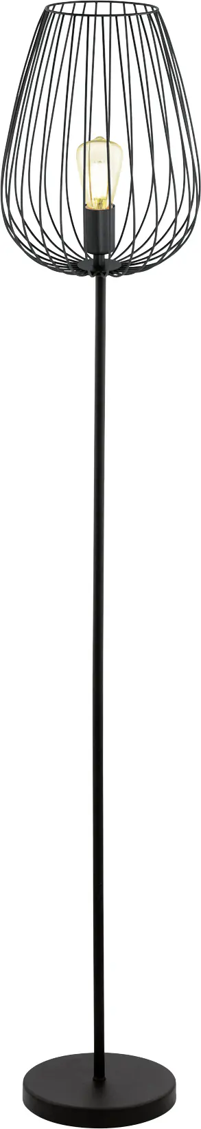 Eglo Stehleuchte Newtown schwarz 159,5 x 27,5 cm E27, max. 60 W