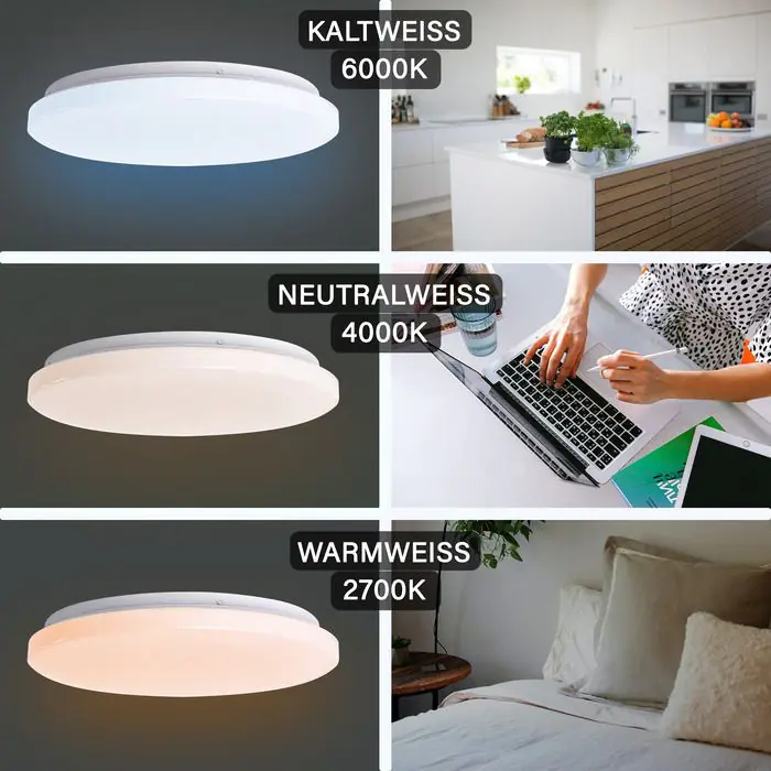 MegaLight LED Deckenleuchte Shining Basic 48cm 32 W, mit Fernbedienung MegaLight LED Deckenleuchte Shining Basic 48cm 32 W, mit Fernbedienung