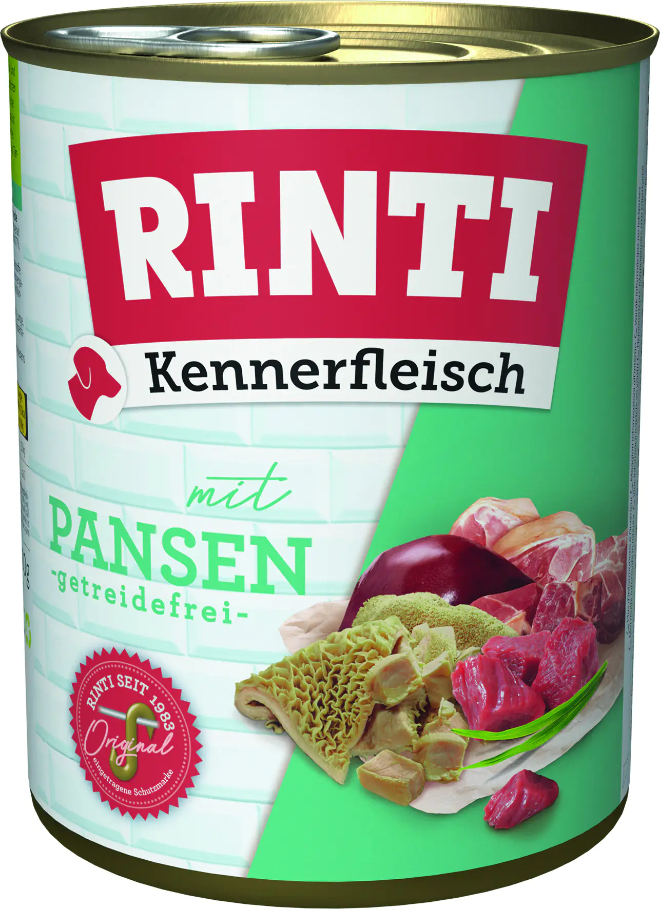 Rinti Kennerfleisch Hundenassfutter Adult 800 g Pansen bei Kartonabnahme Rinti Kennerfleisch Hundenassfutter Adult 800 g Pansen bei Kartonabnahme